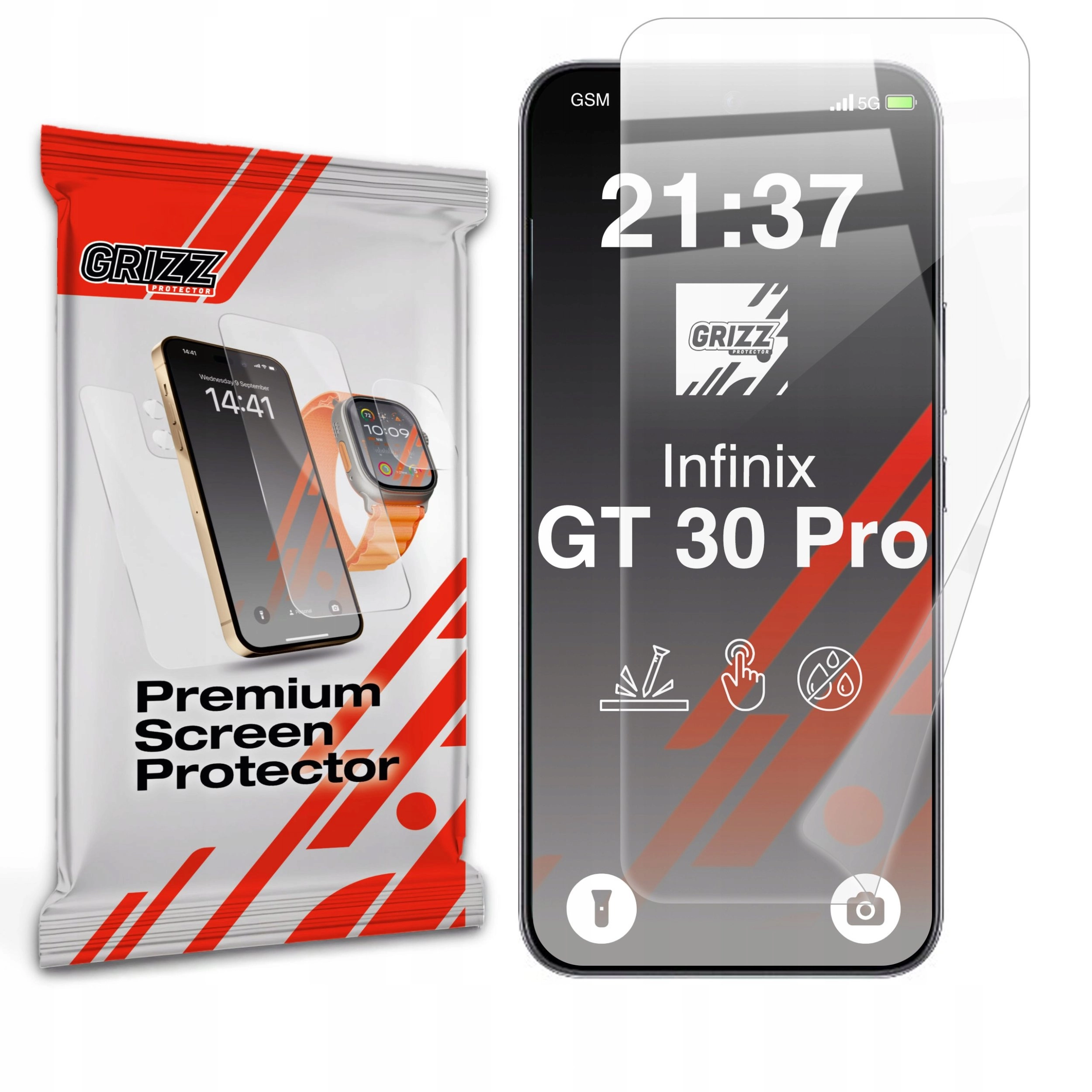 GrizzGlass CeramicFilm ceramic foil for Infinix