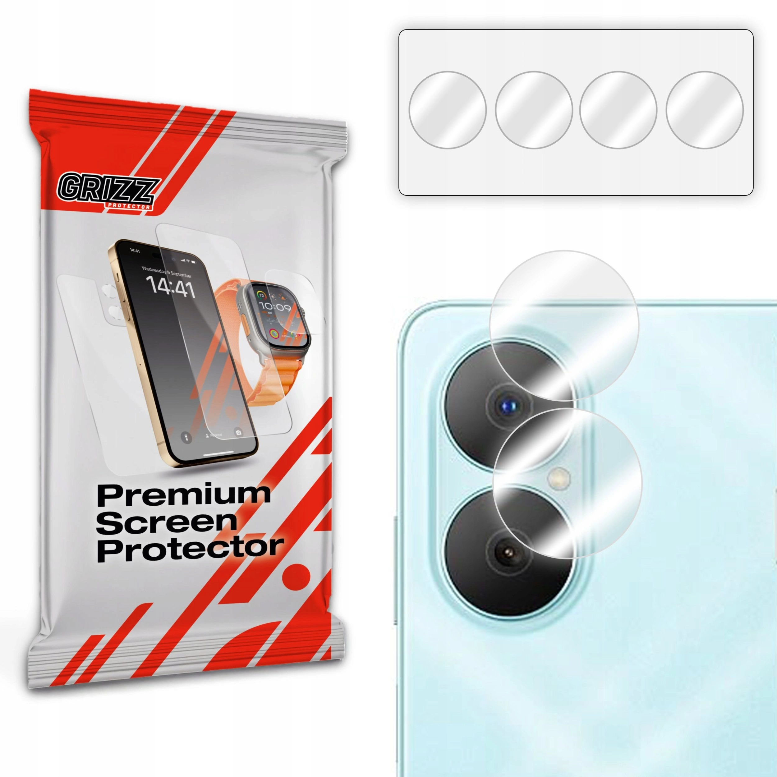 GrizzGlass HybridGlass Camera Glass for Huawei