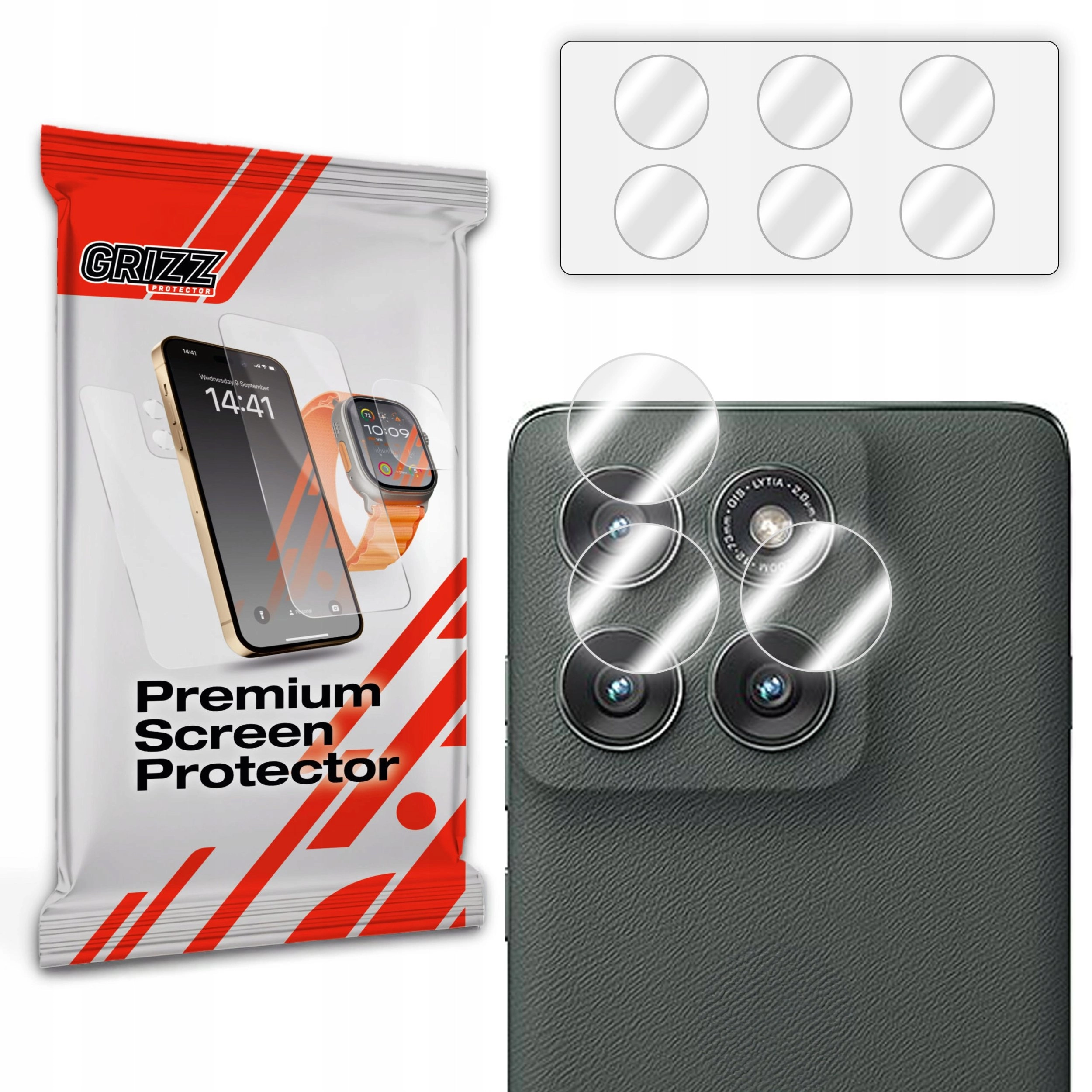GrizzGlass HybridGlass Camera Glass for Motorola