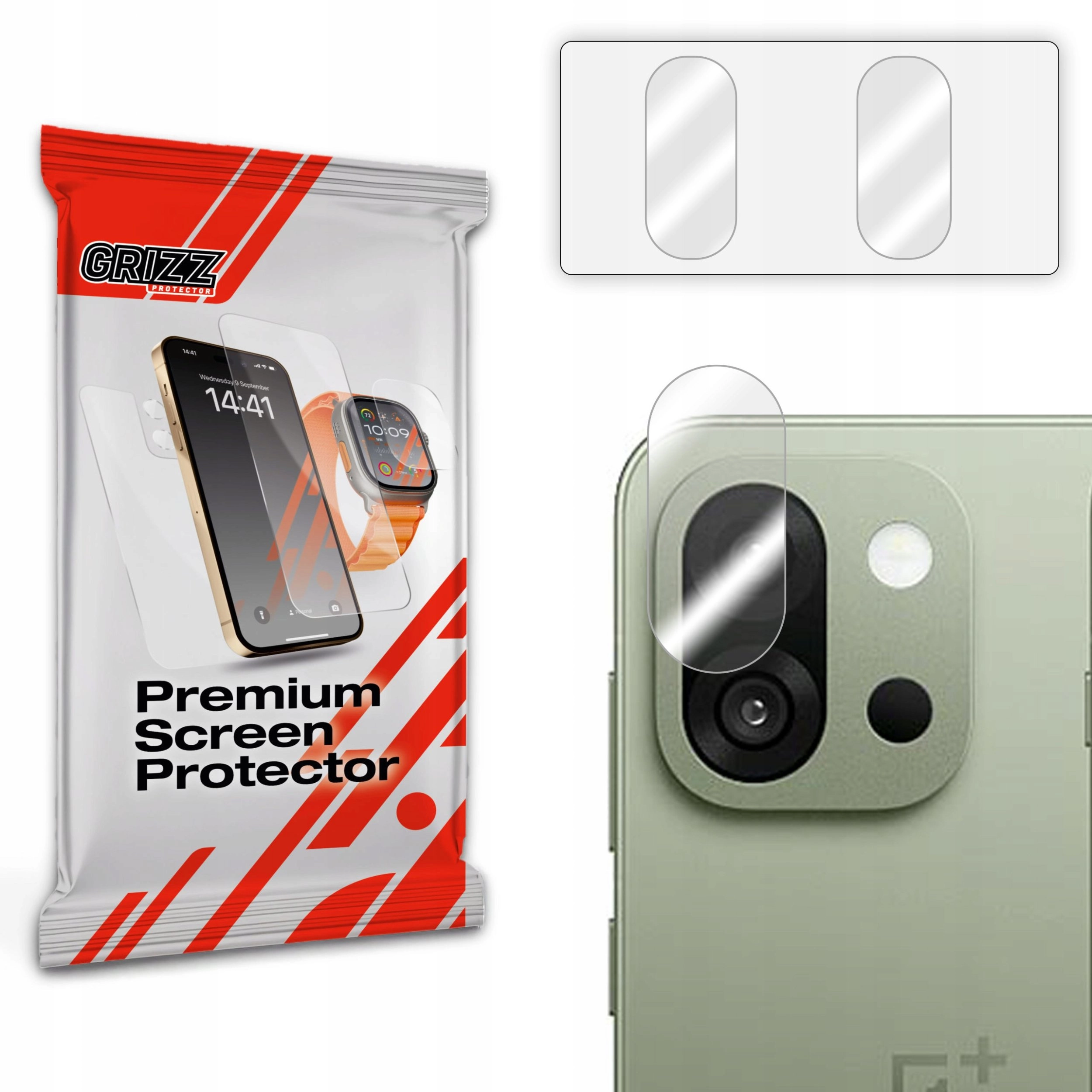 GrizzGlass HybridGlass Camera Glass for OnePlus
