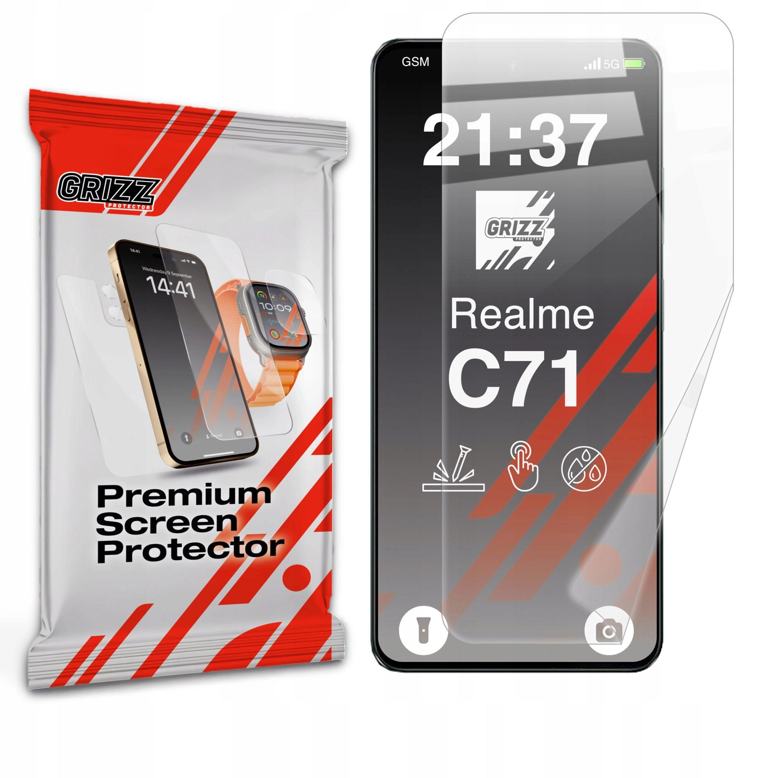 GrizzGlass CeramicFilm ceramic foil for Realme