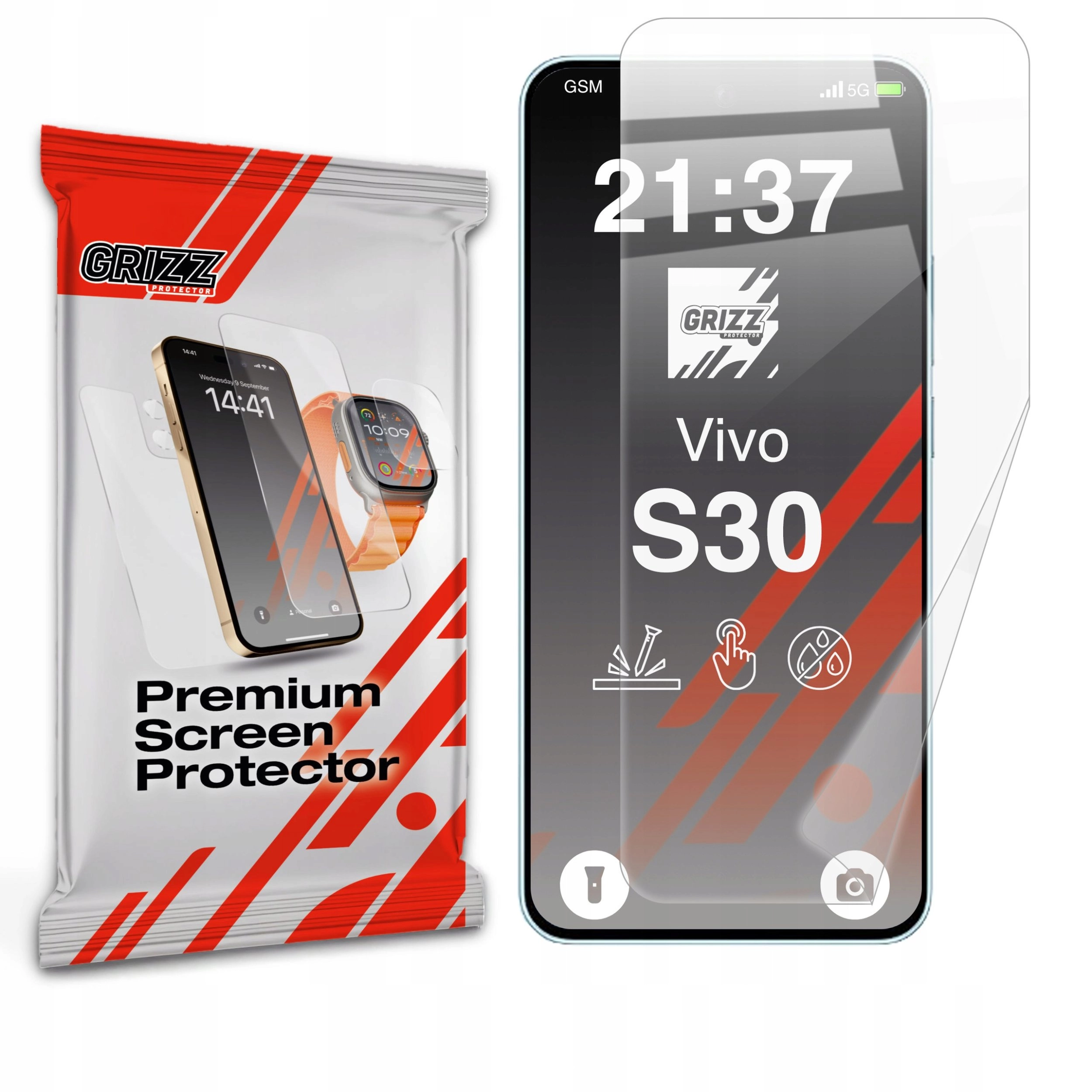 GrizzGlass CeramicFilm ceramic foil for Vivo