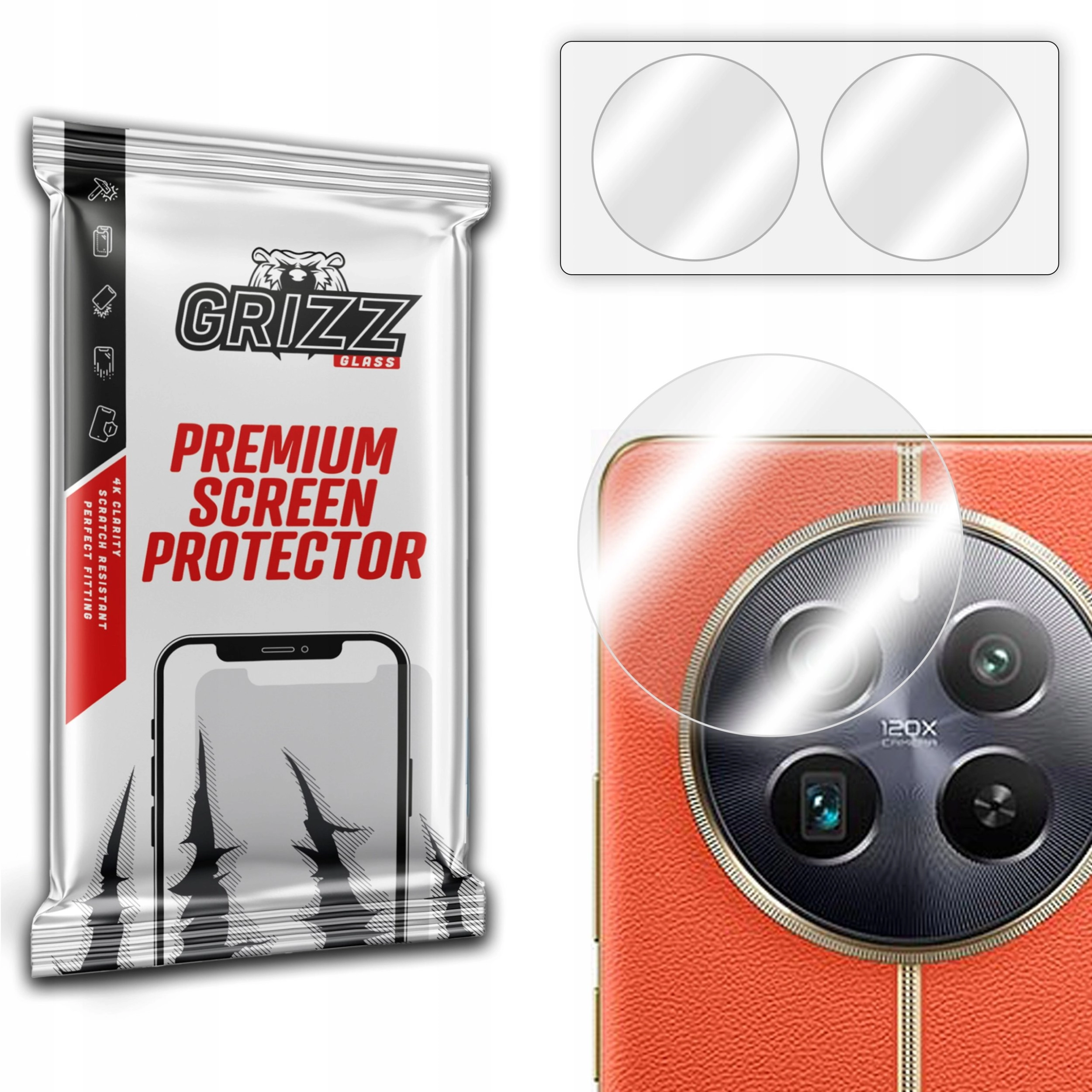 GrizzGlass HybridGlass Camera glass for Vivo