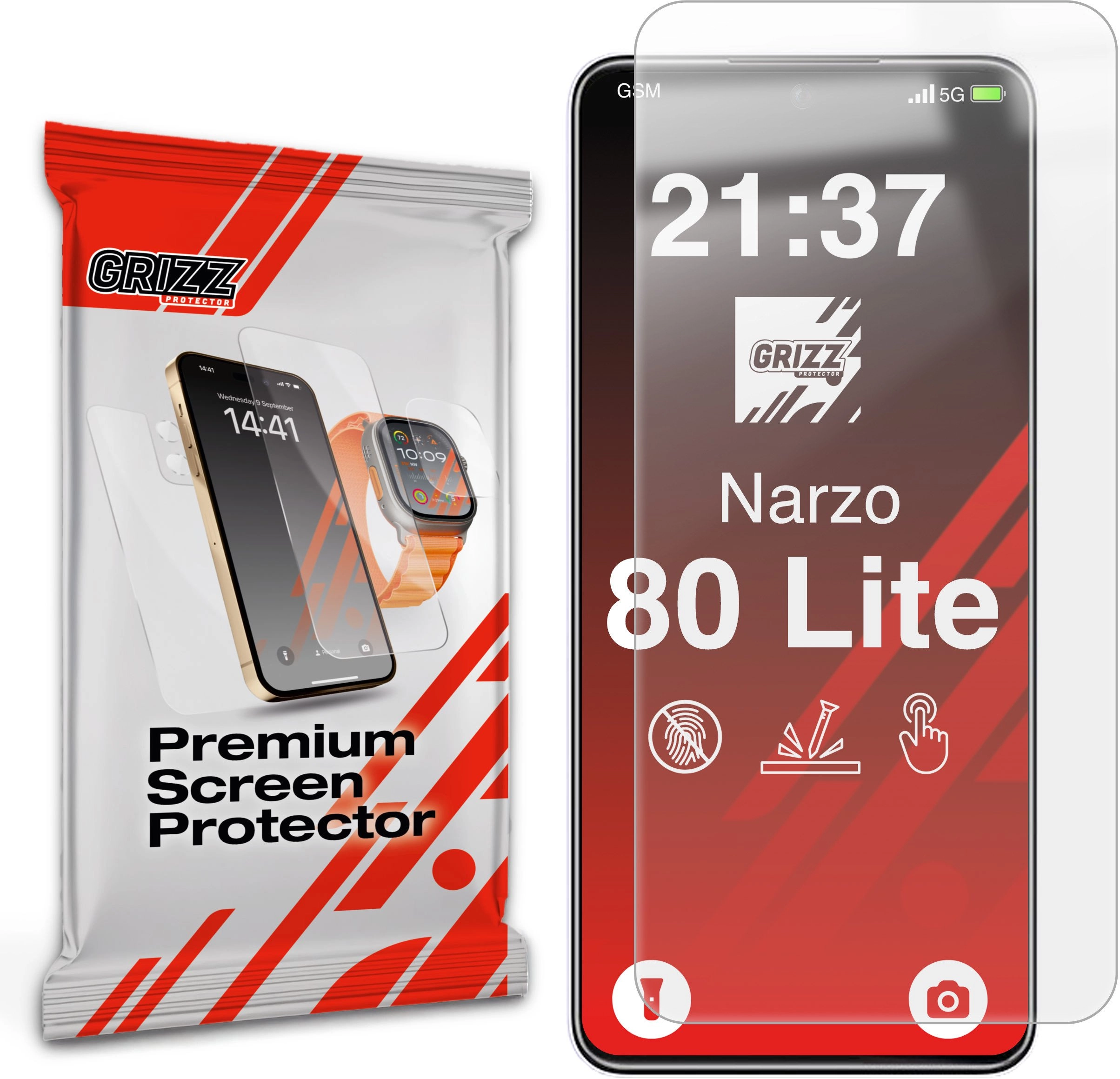 GrizzGlass PaperScreen matte foil for Realme