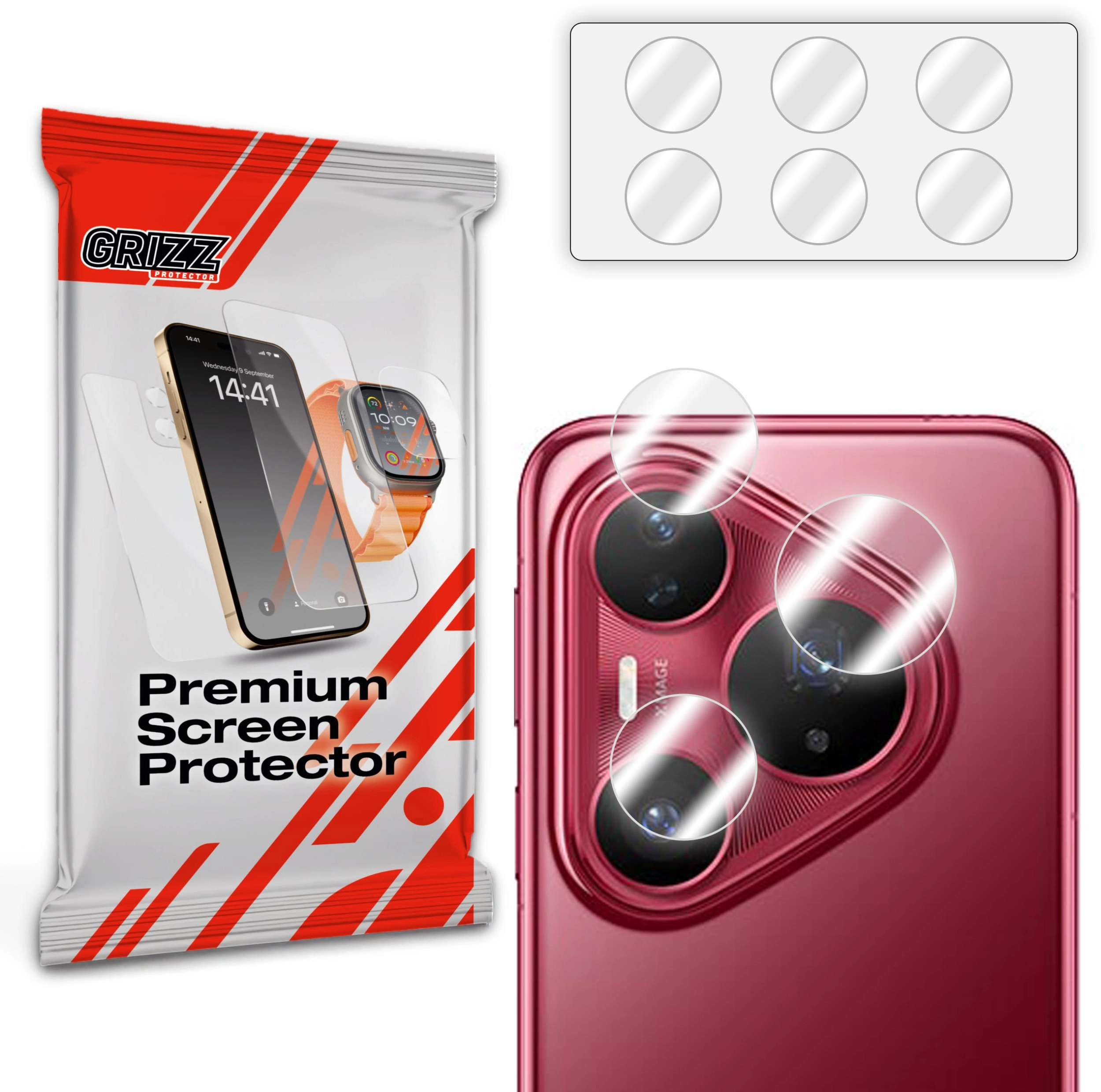 GrizzGlass HybridGlass Camera Glass for Huawei