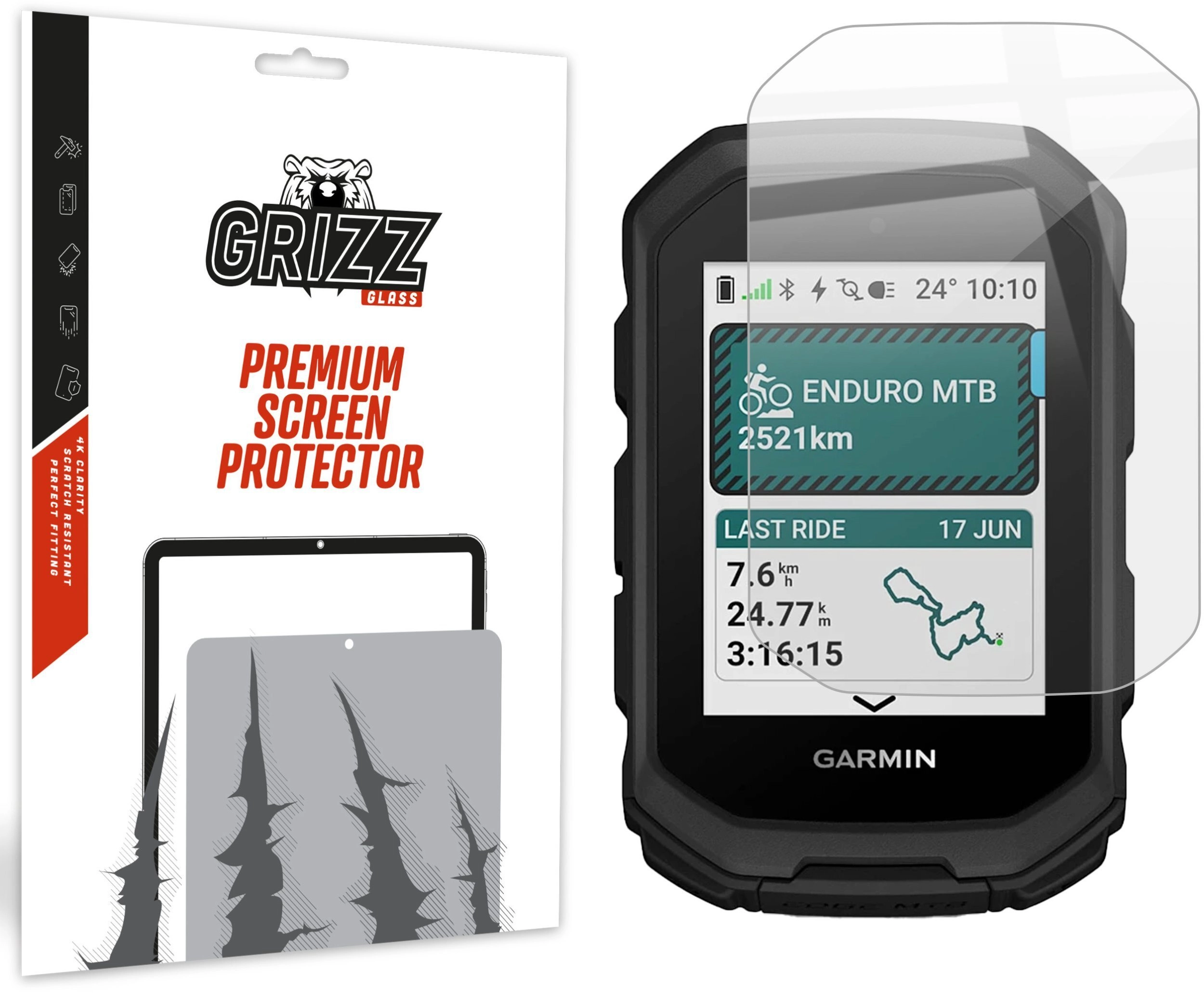GrizzGlass CeramicFilm ceramic foil for Garmin