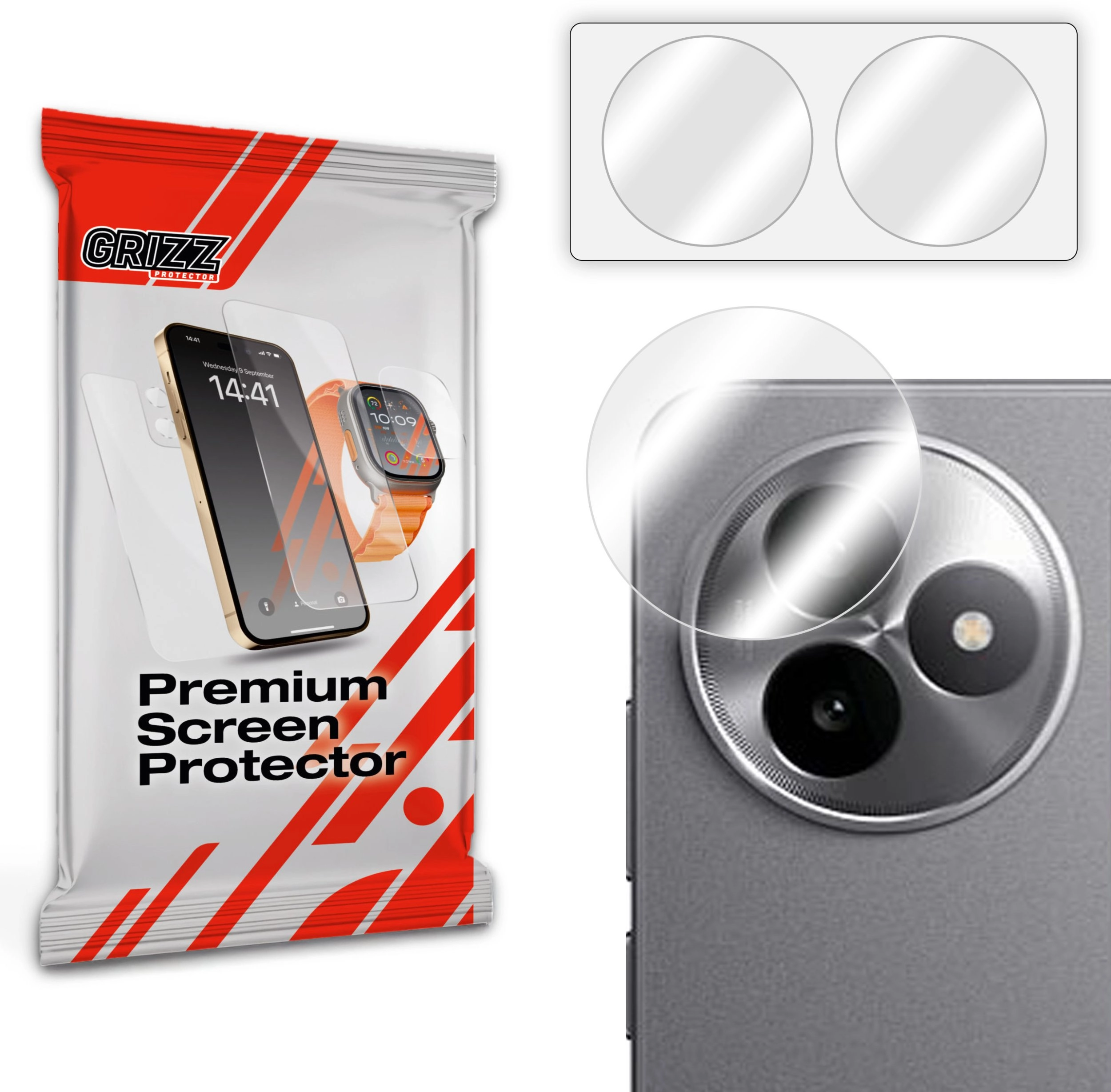 GrizzGlass HybridGlass Camera glass for Xiaomi