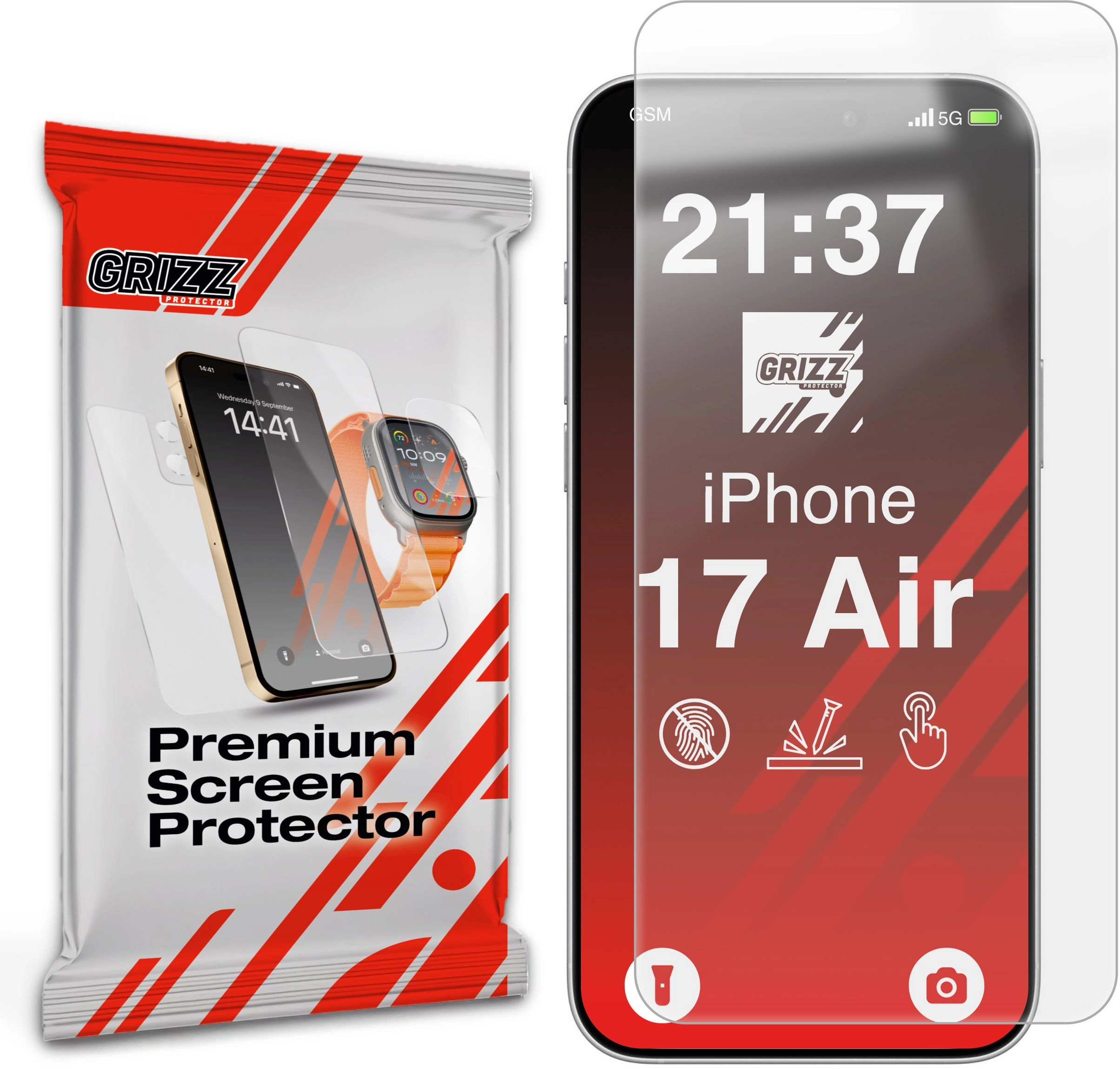 GrizzGlass PaperScreen matte foil for Apple