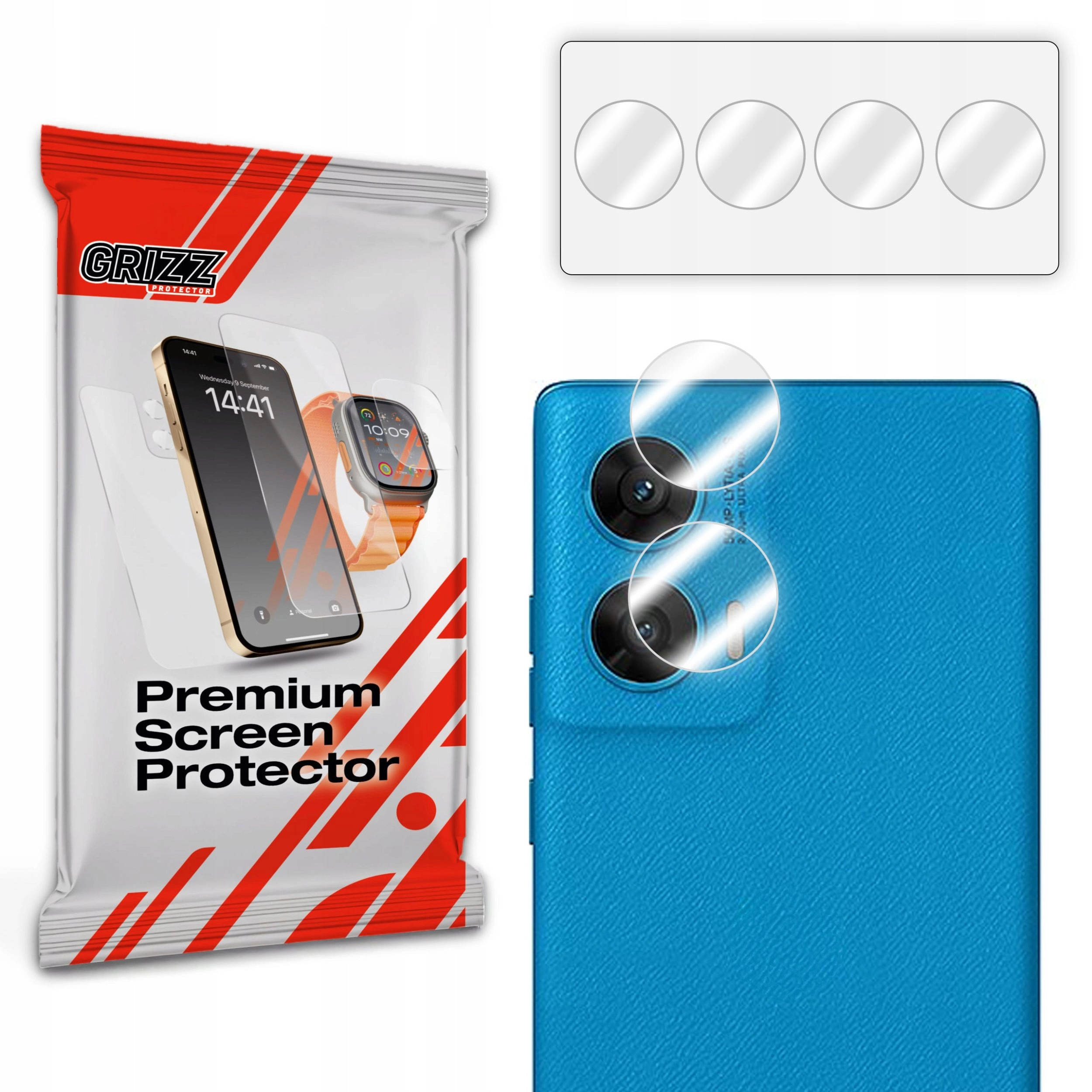 GrizzGlass HybridGlass Camera Glass for Motorola