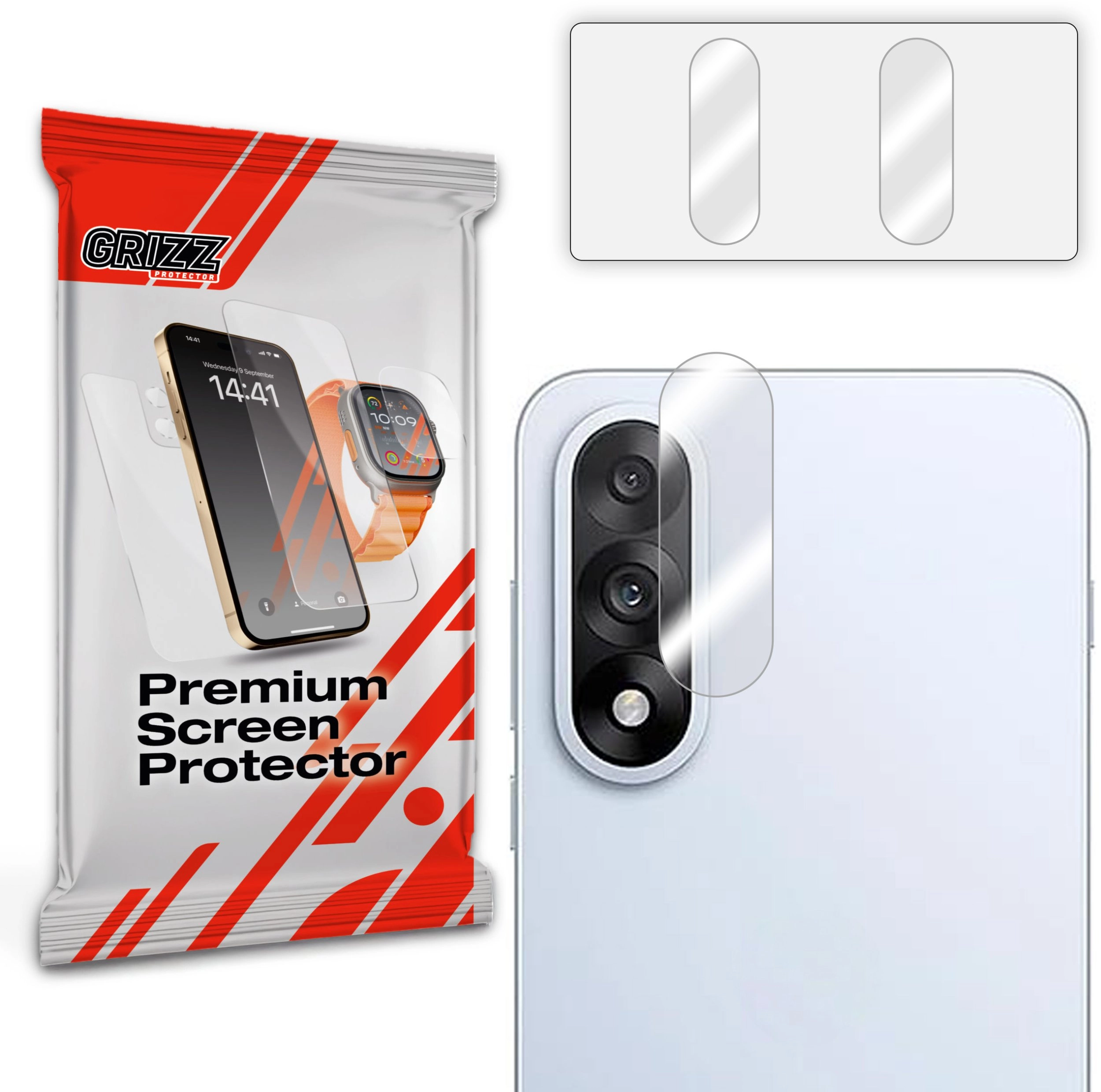 GrizzGlass HybridGlass Camera Glass for OnePlus