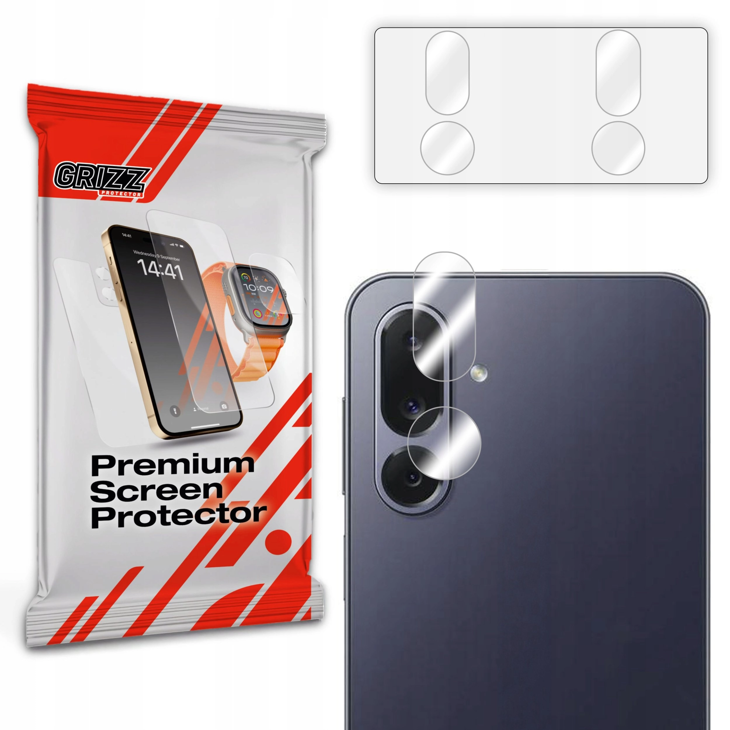 GrizzGlass HybridGlass Camera Glass for Samsung