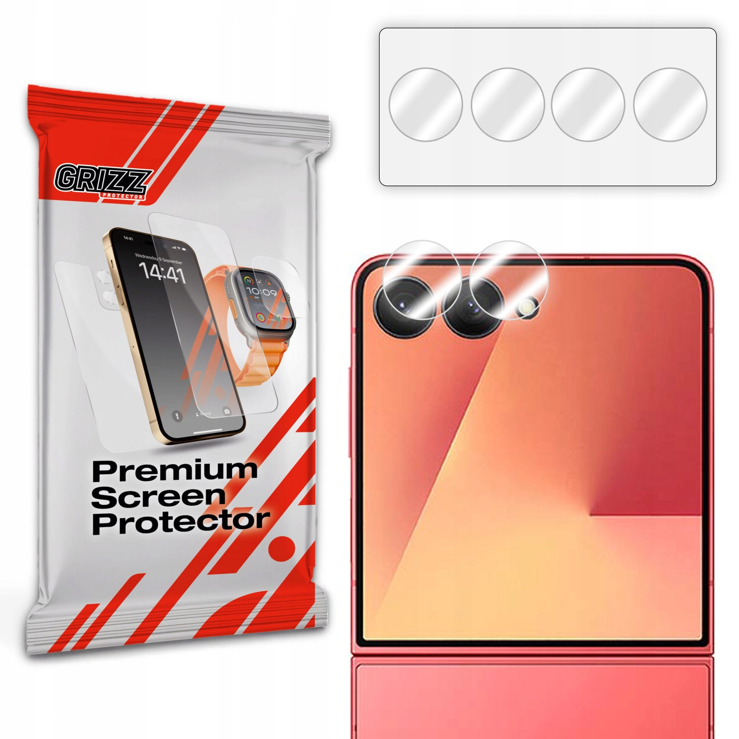 GrizzGlass HybridGlass Camera Glass for Samsung