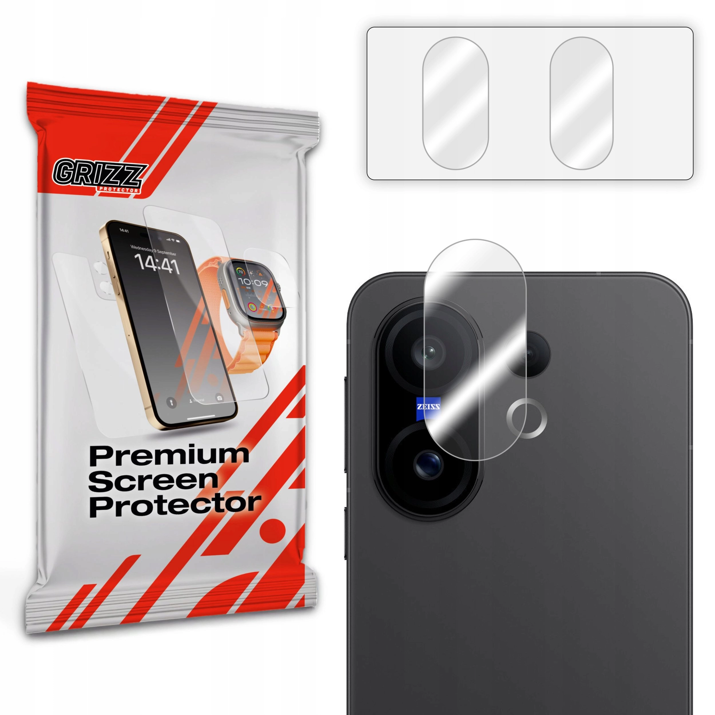 GrizzGlass HybridGlass Camera Glass for Vivo