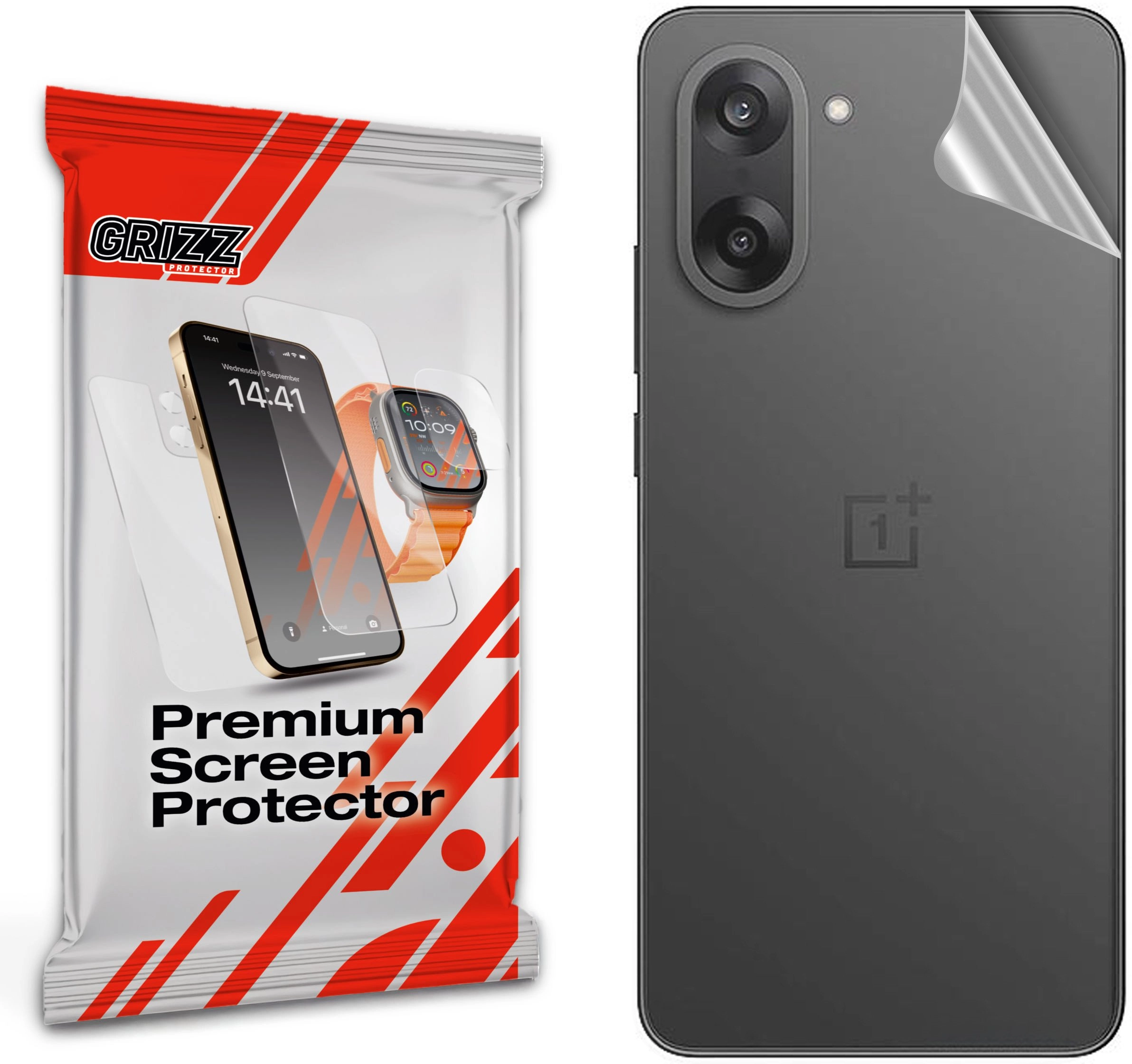 GrizzGlass SatinSkin back foil for OnePlus