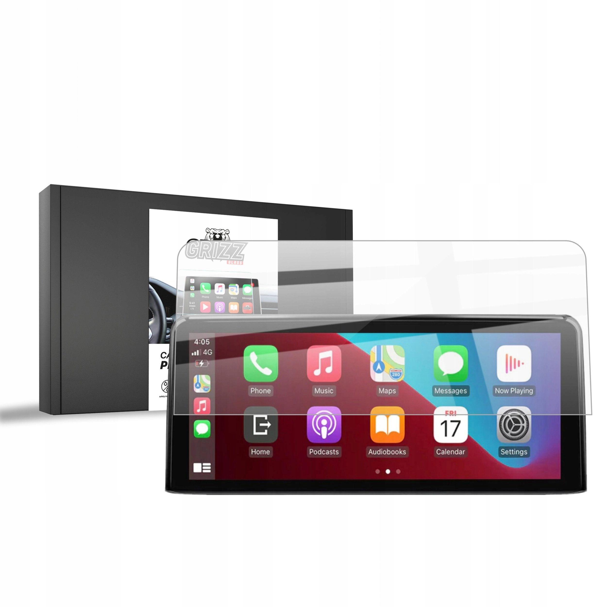 GrizzGlass CarDisplay Protection ceramic foil for