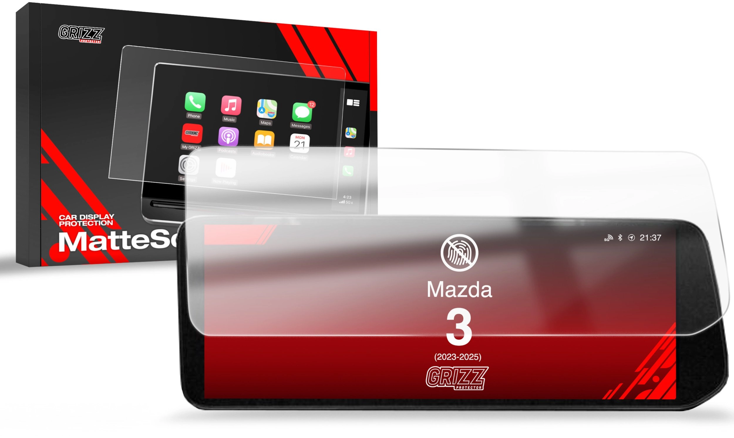 Folia matowa GrizzGlass CarDisplay Protection do
