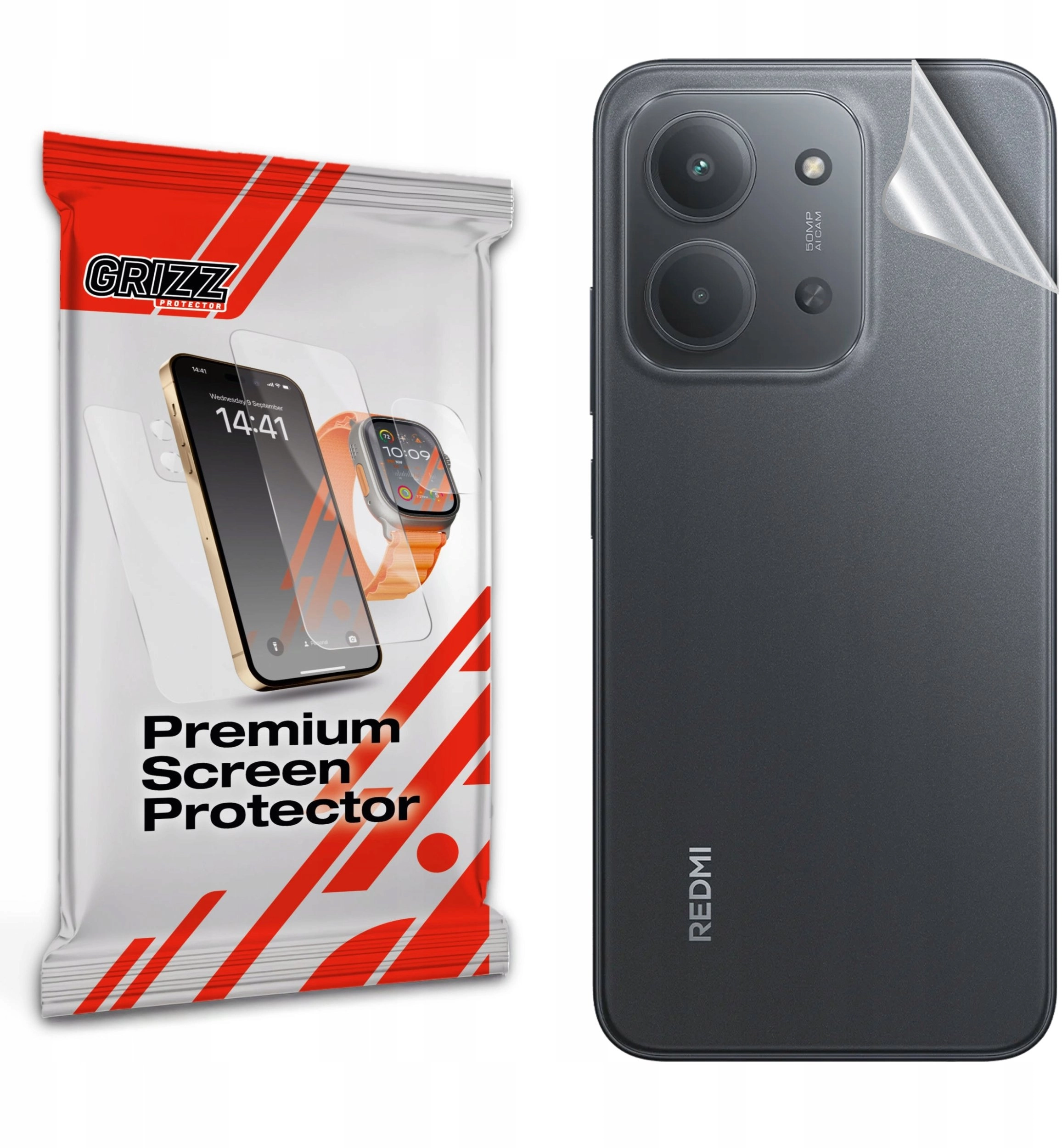 GrizzGlass SatinSkin back foil for Xiaomi