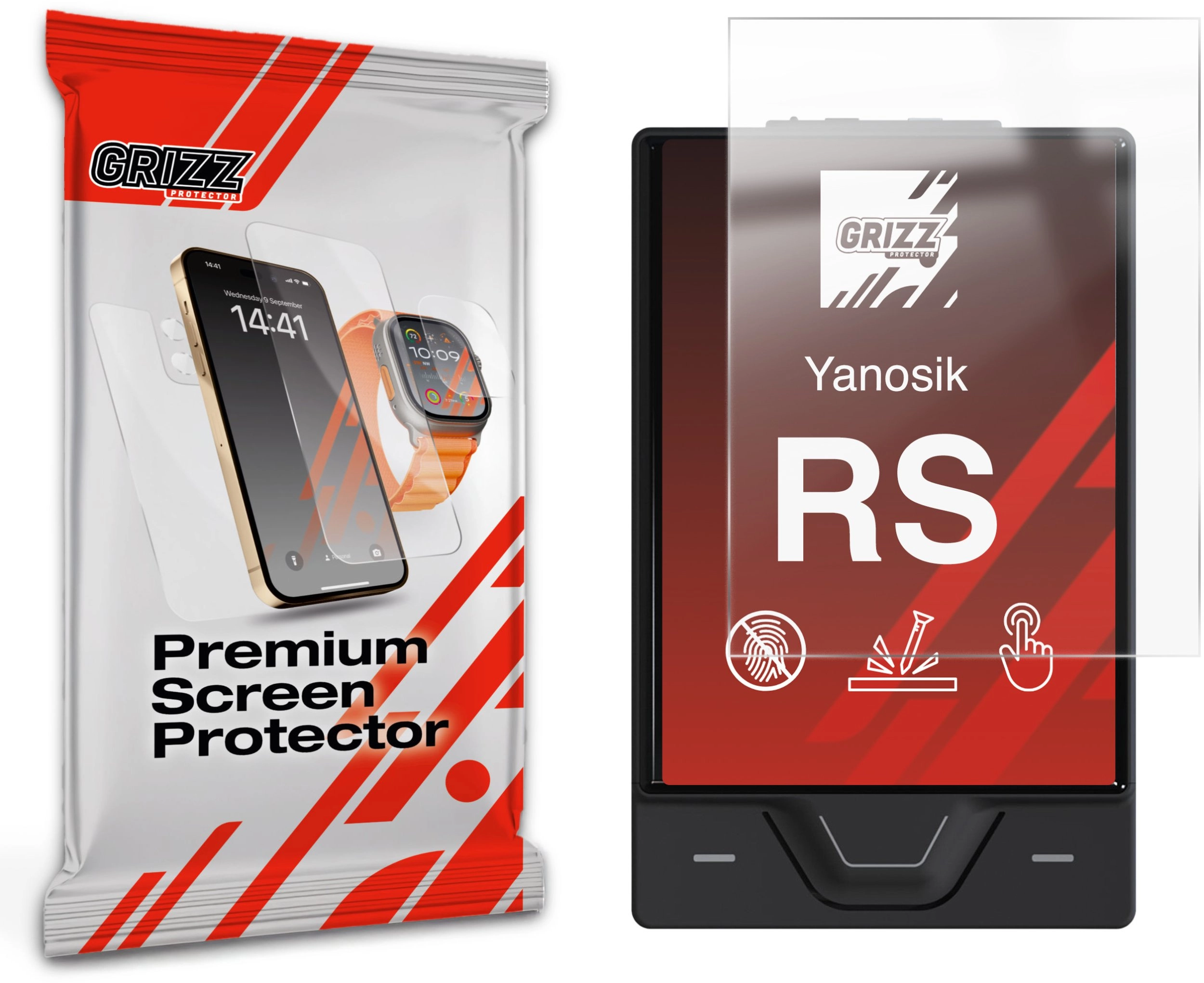 GrizzGlass GPS navigation PaperScreen matte foil