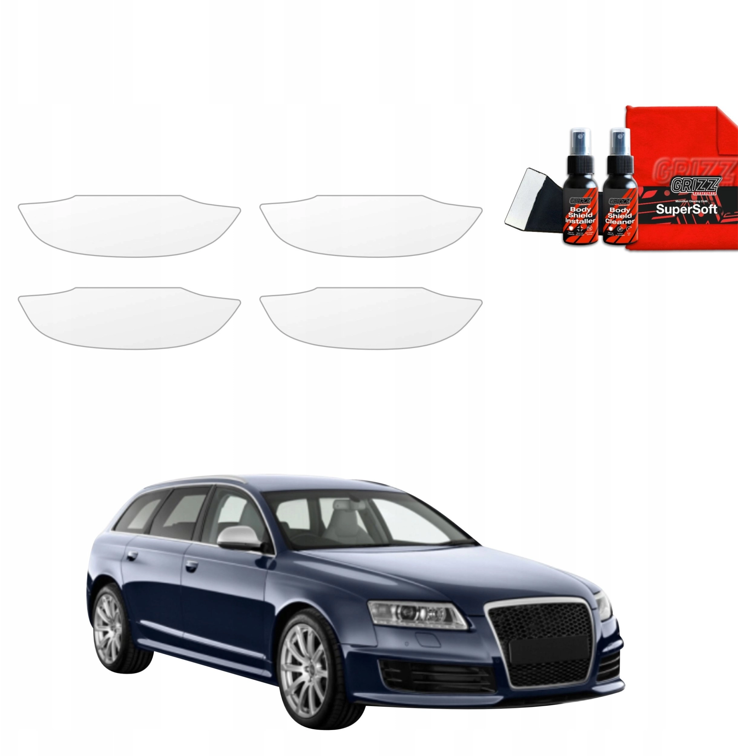GrizzGlass Protective foil for door handles