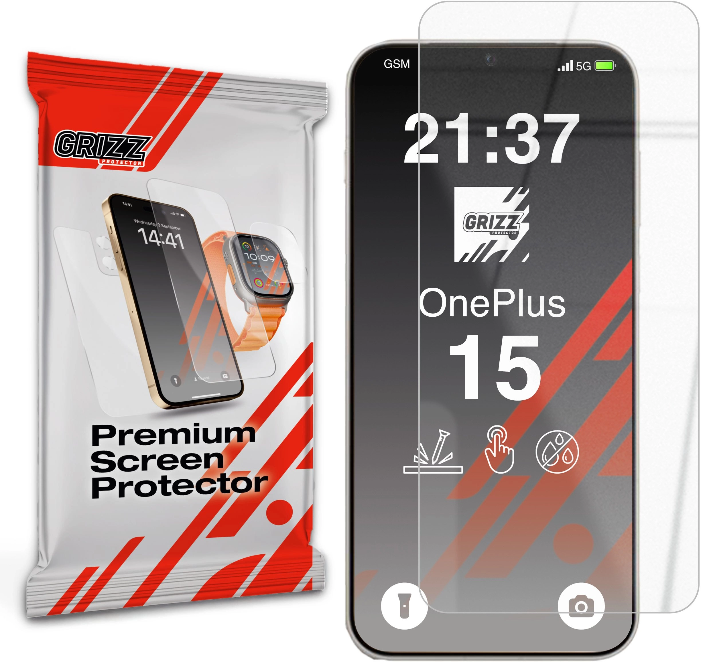 Szkło hybrydowe GrizzGlass HybridGlass do OnePlus