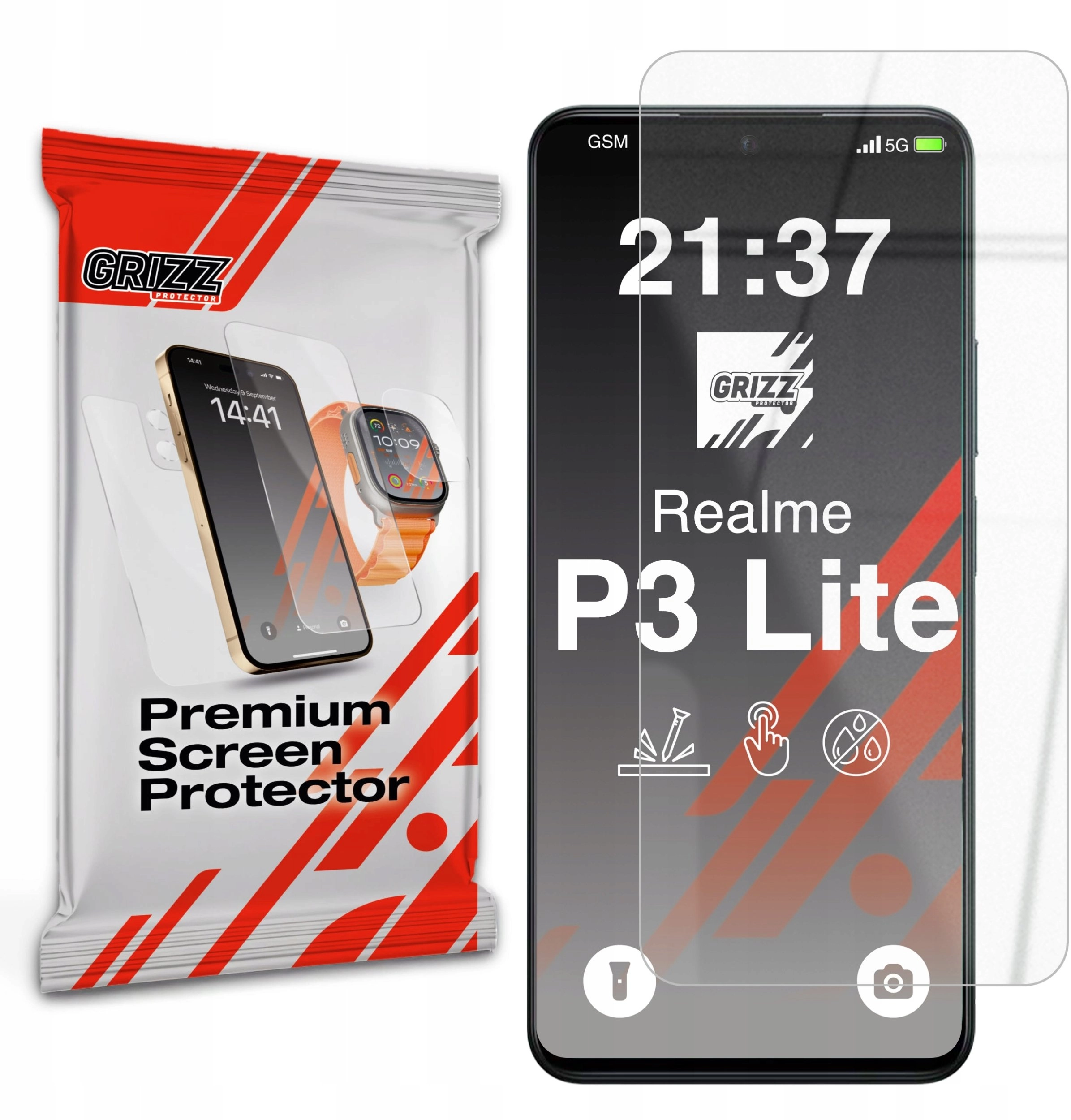 GrizzGlass HybridGlass hybrid glass for Realme