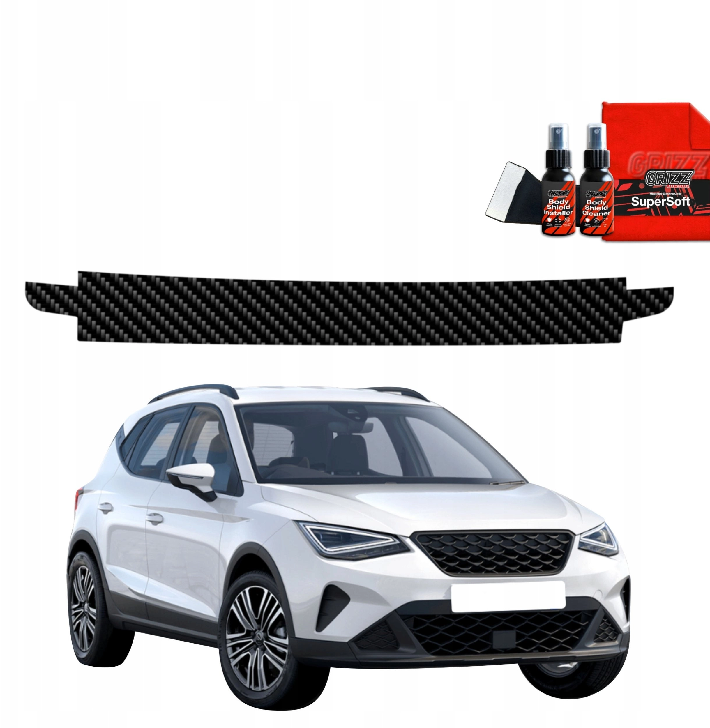 GrizzGlass Carbon foil for trunk sill