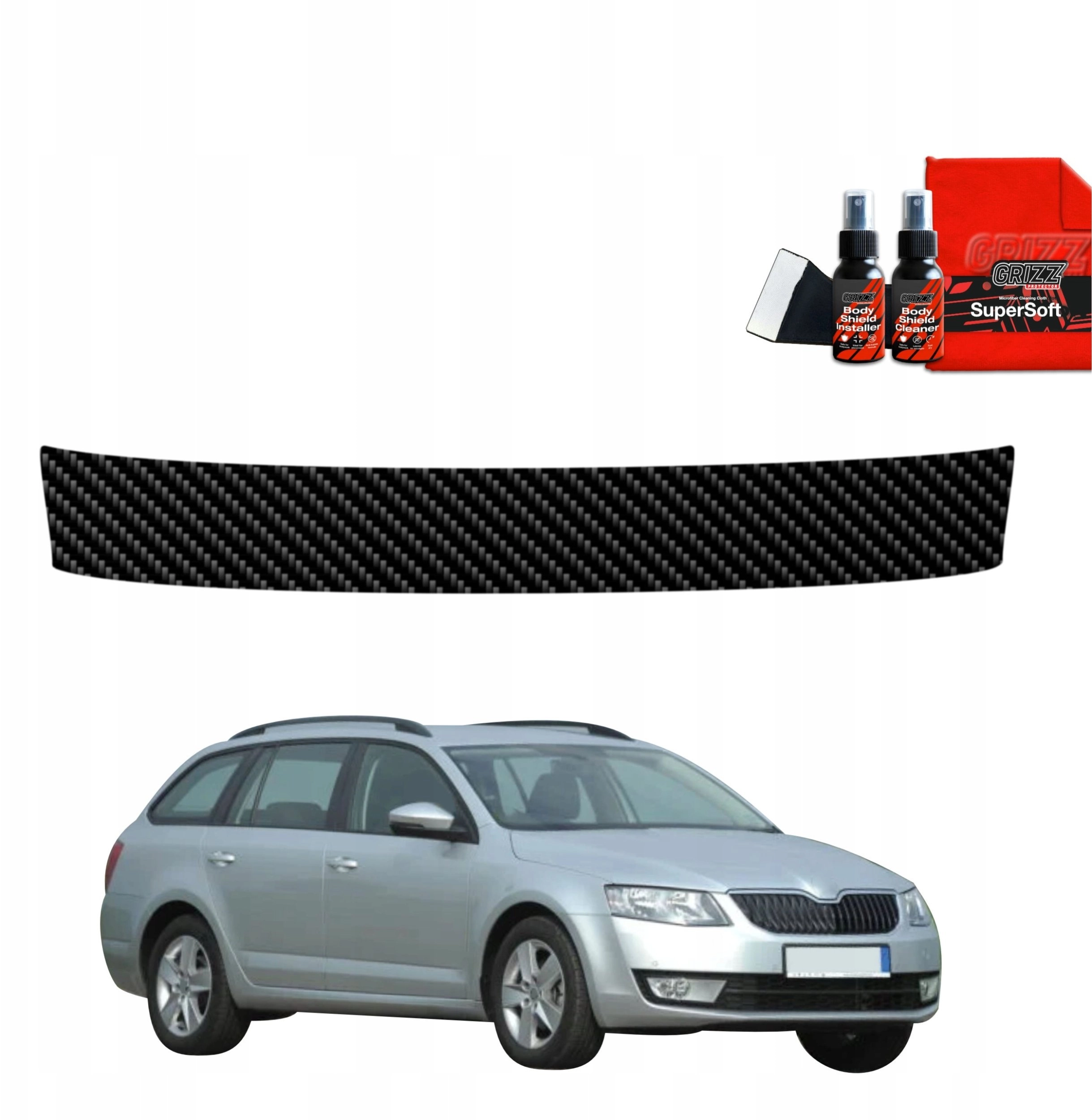 GrizzGlass Carbon foil for trunk sill