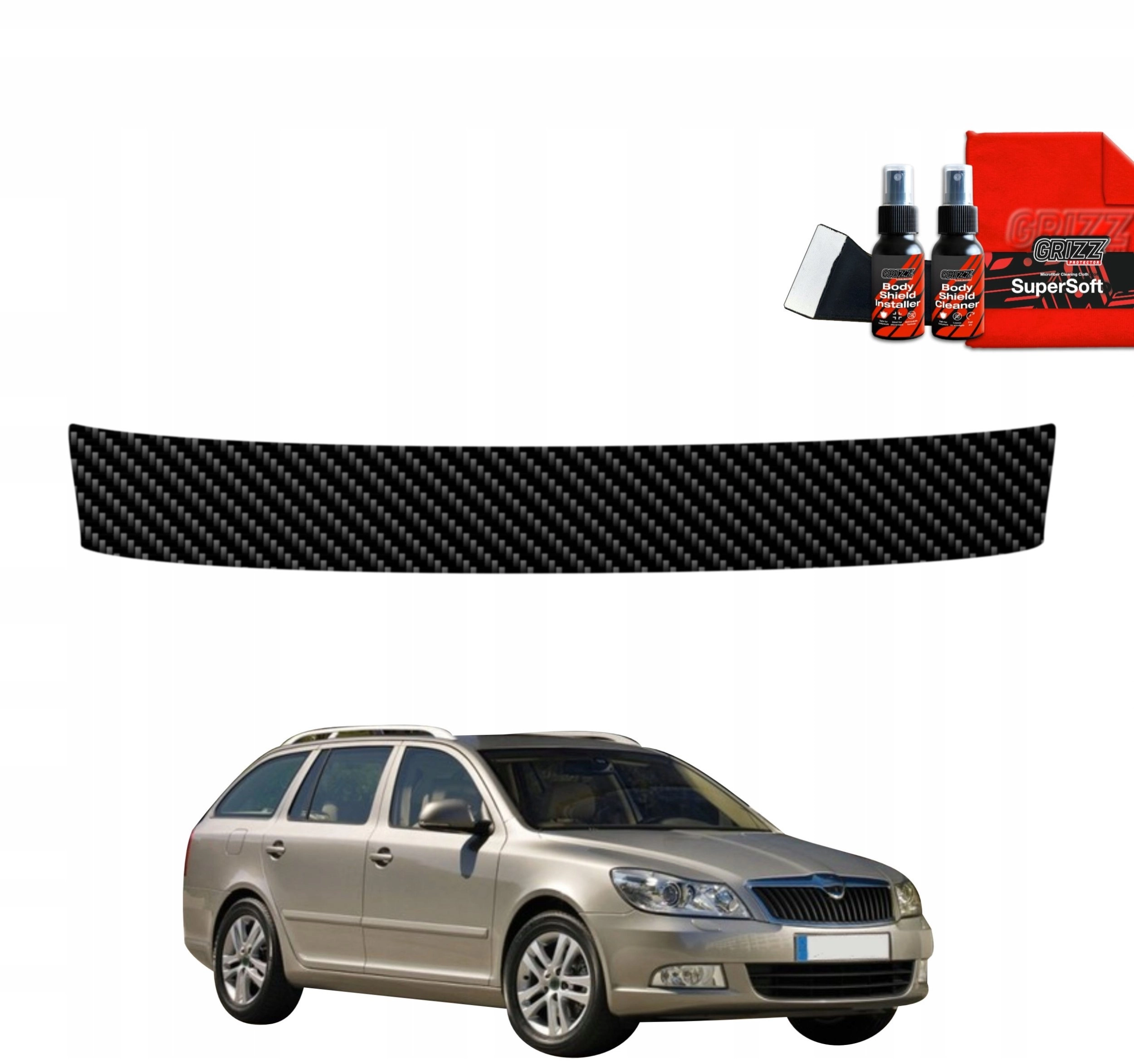 GrizzGlass Carbon foil for trunk sill