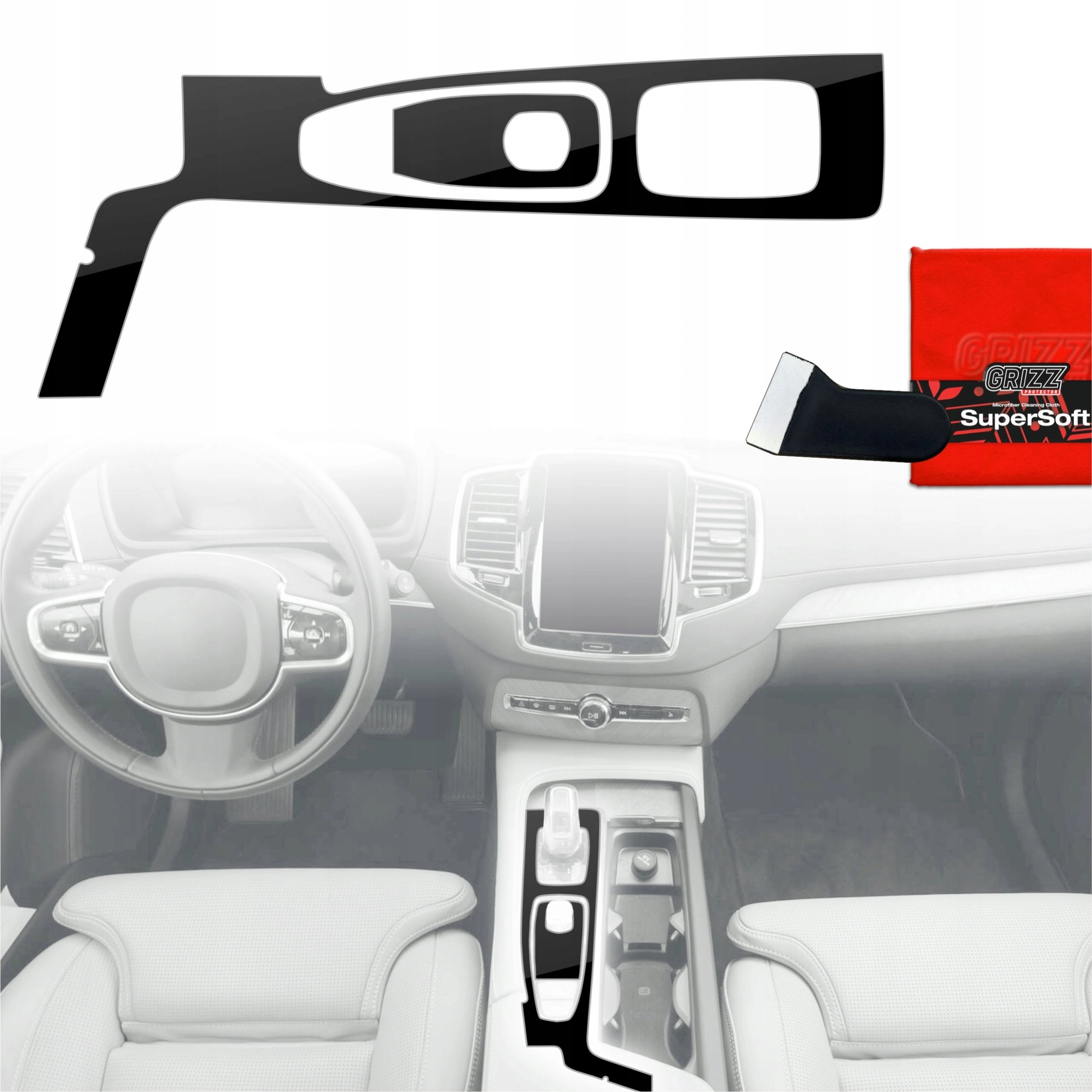 GrizzGlass GrizzGlass PianoSkin Glossy interior foil