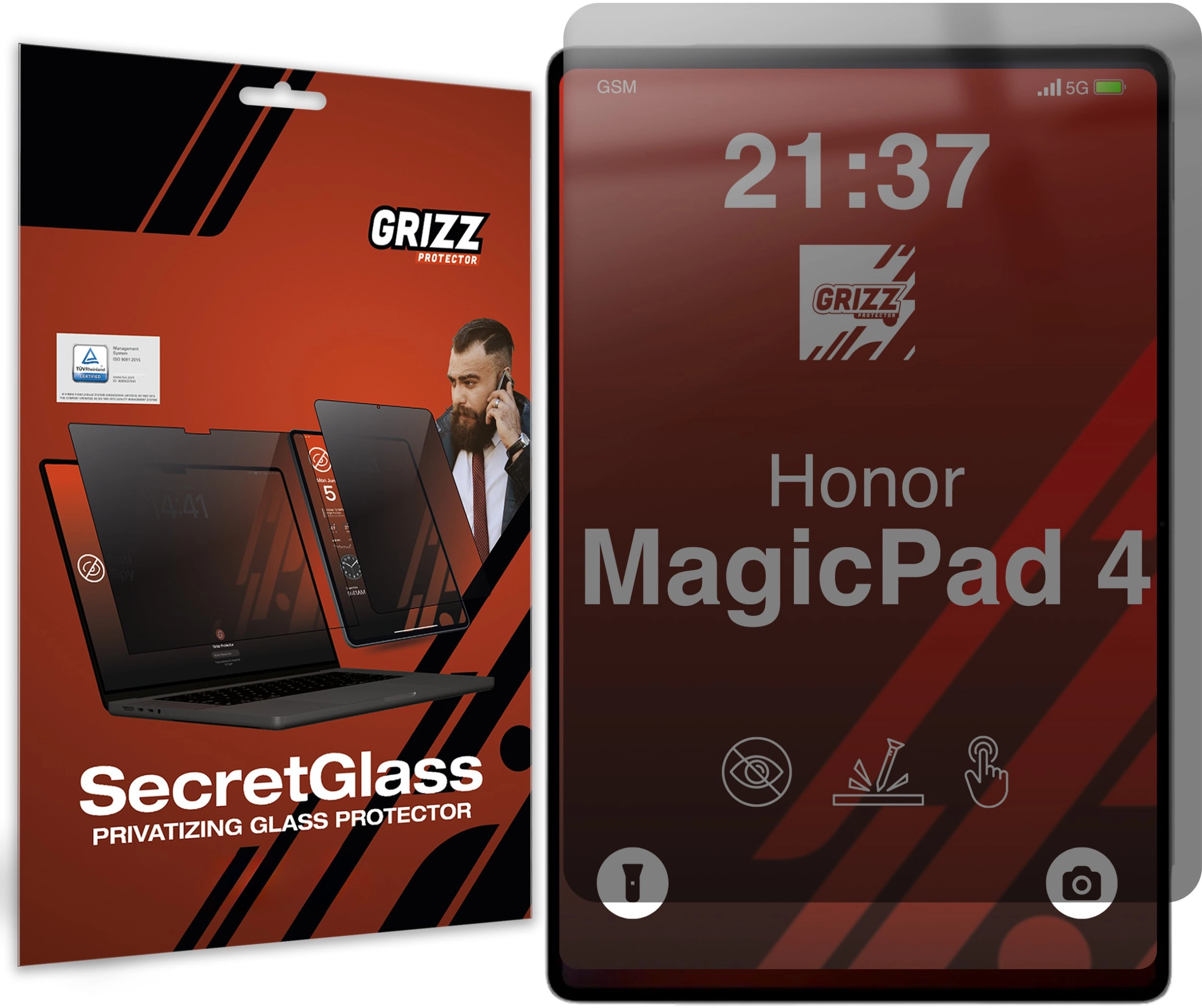 GrizzGlass Filter Frosted Privacy Glass GrizzGlass