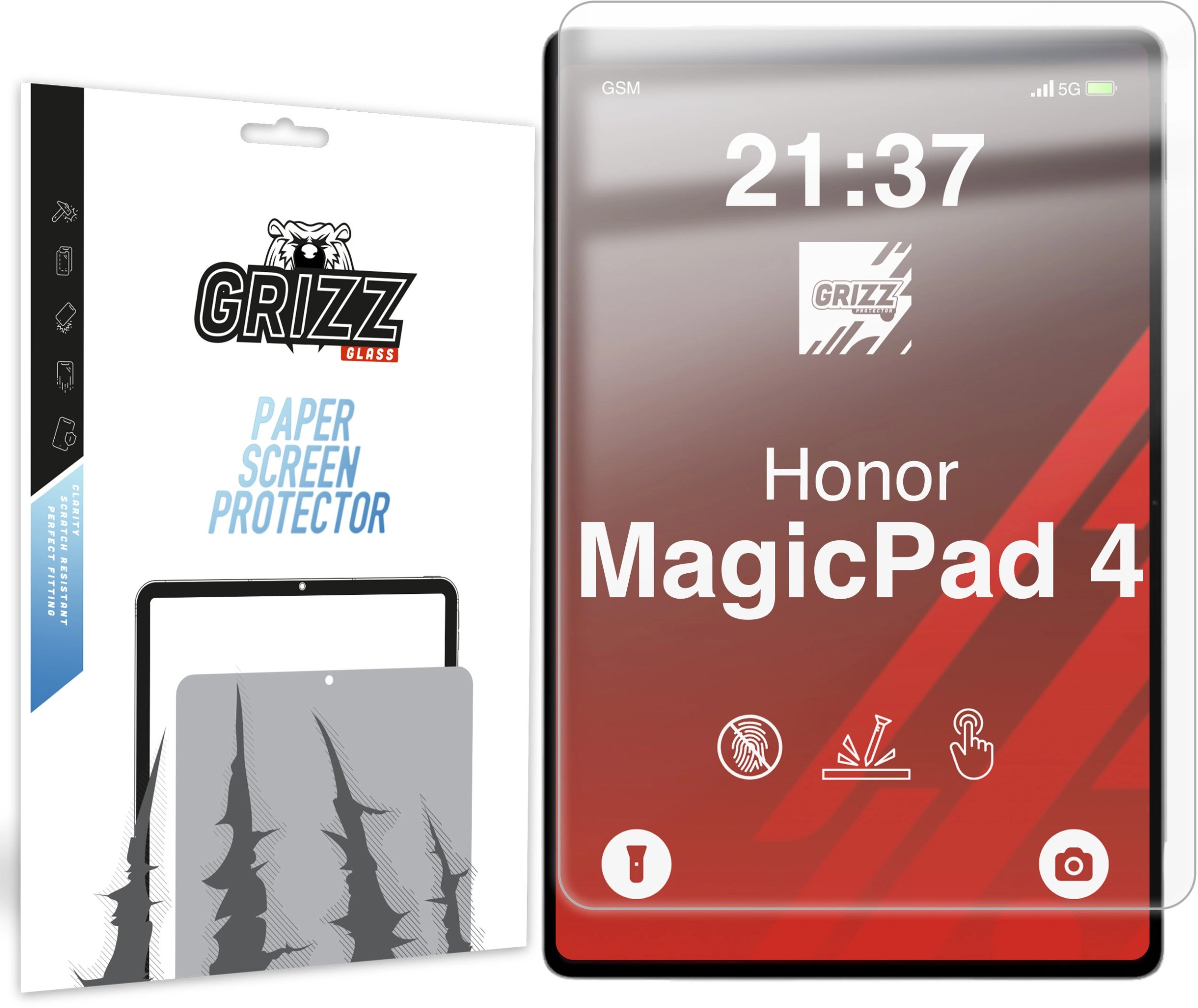 GrizzGlass GrizzGlass PaperScreen matte foil for