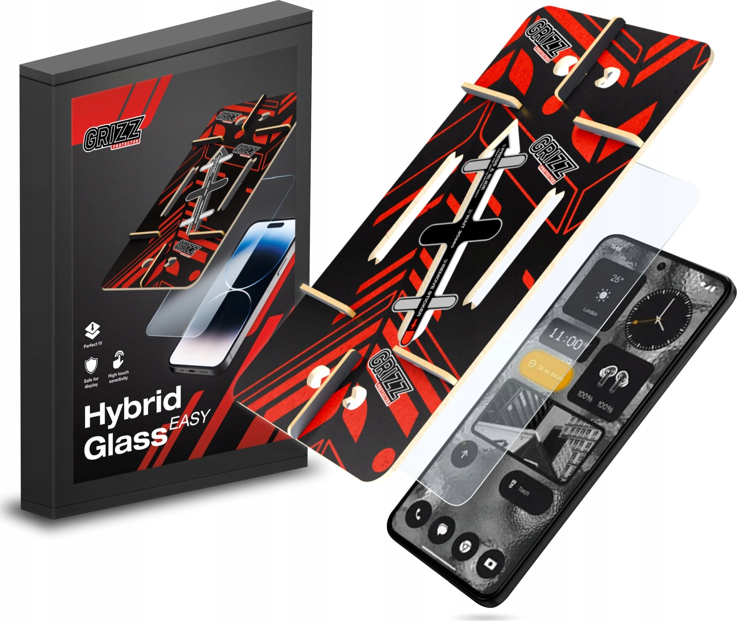 GrizzGlass Szkło hybrydowe GrizzGlass HybridGlass Easy