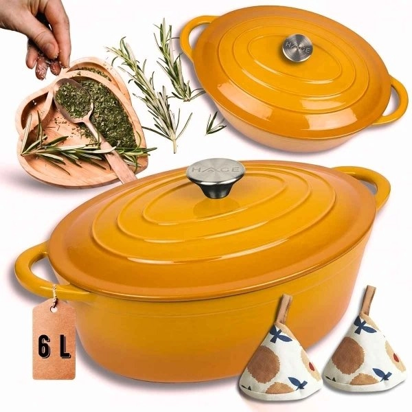 Atusa ENAMELED BRYTFANNA CASTLE GOOSE 6L