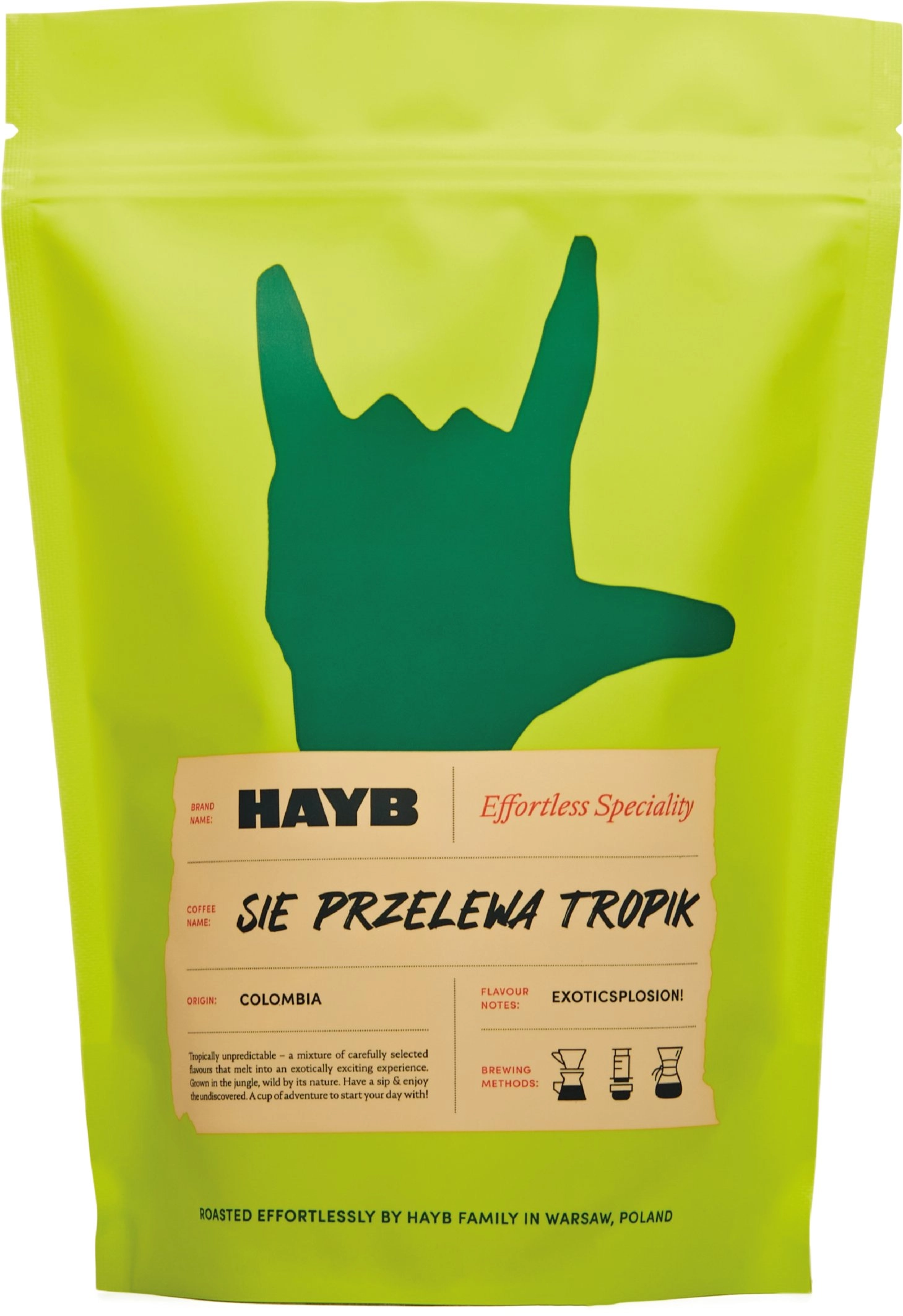 HAYB Sie Przelewa Tropik coffee beans