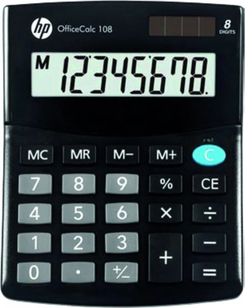 HP-OC 108/INT BX office calculator black