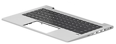 HP TOP COVER W/KB BL UK