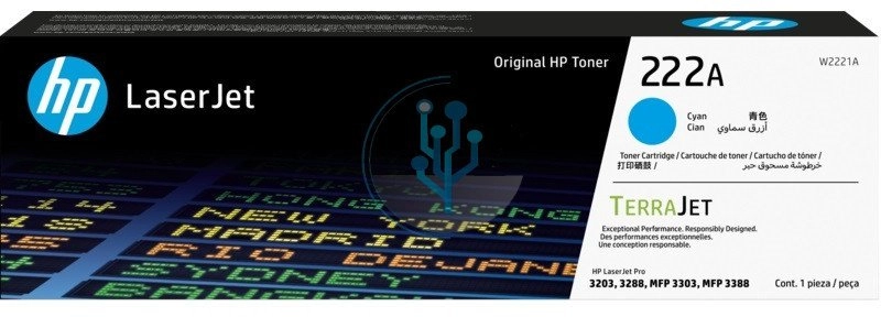 HP 222A - Cyan - original