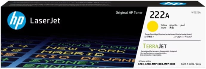 HP 222A - Gelb - original