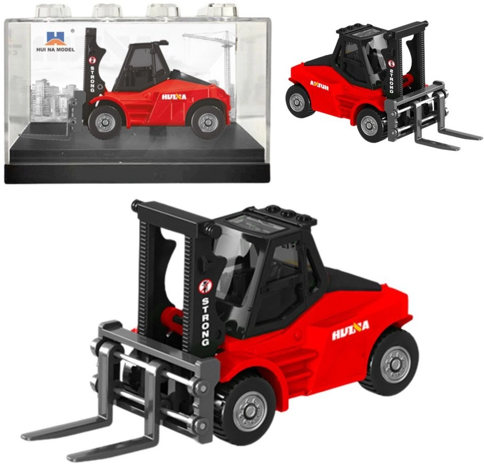 Forklift Metal Collectible Model Huina Red