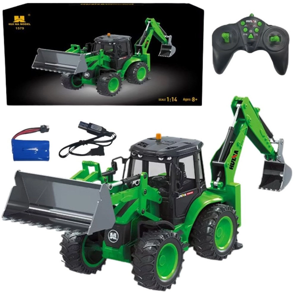 Remote Controlled Backhoe Loader RC Lights