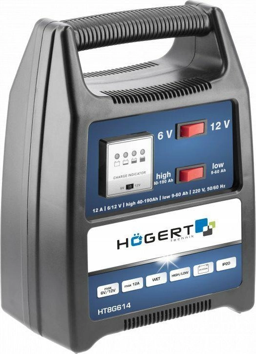 HOGERT RECTIFIER 6/12V 12A 200Ah HT8G614