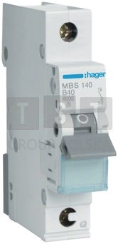 MBS132 MCB Circuit breaker Icn=6000A 1P