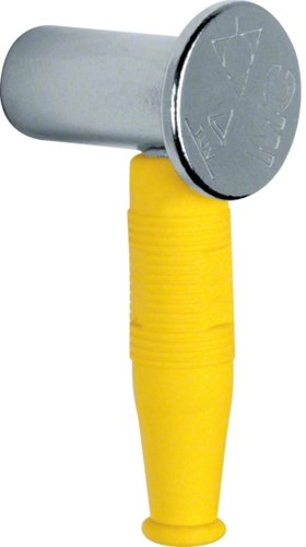 Angle plug for potential equalization socket