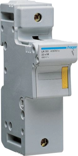 Hager Modular fuse base 1P L58