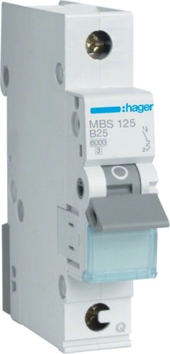 Circuit breaker 1P B 25A 6kA
