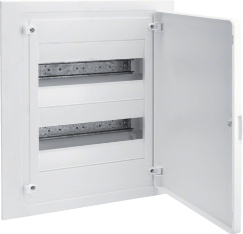 Hager GOLF modular switchgear 2x12 flush-mounted
