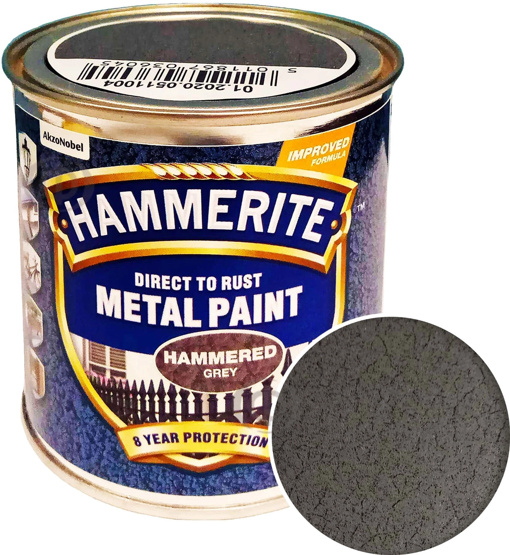 ANTICORROSIVE PAINT HAMMERED HALL 250ML (