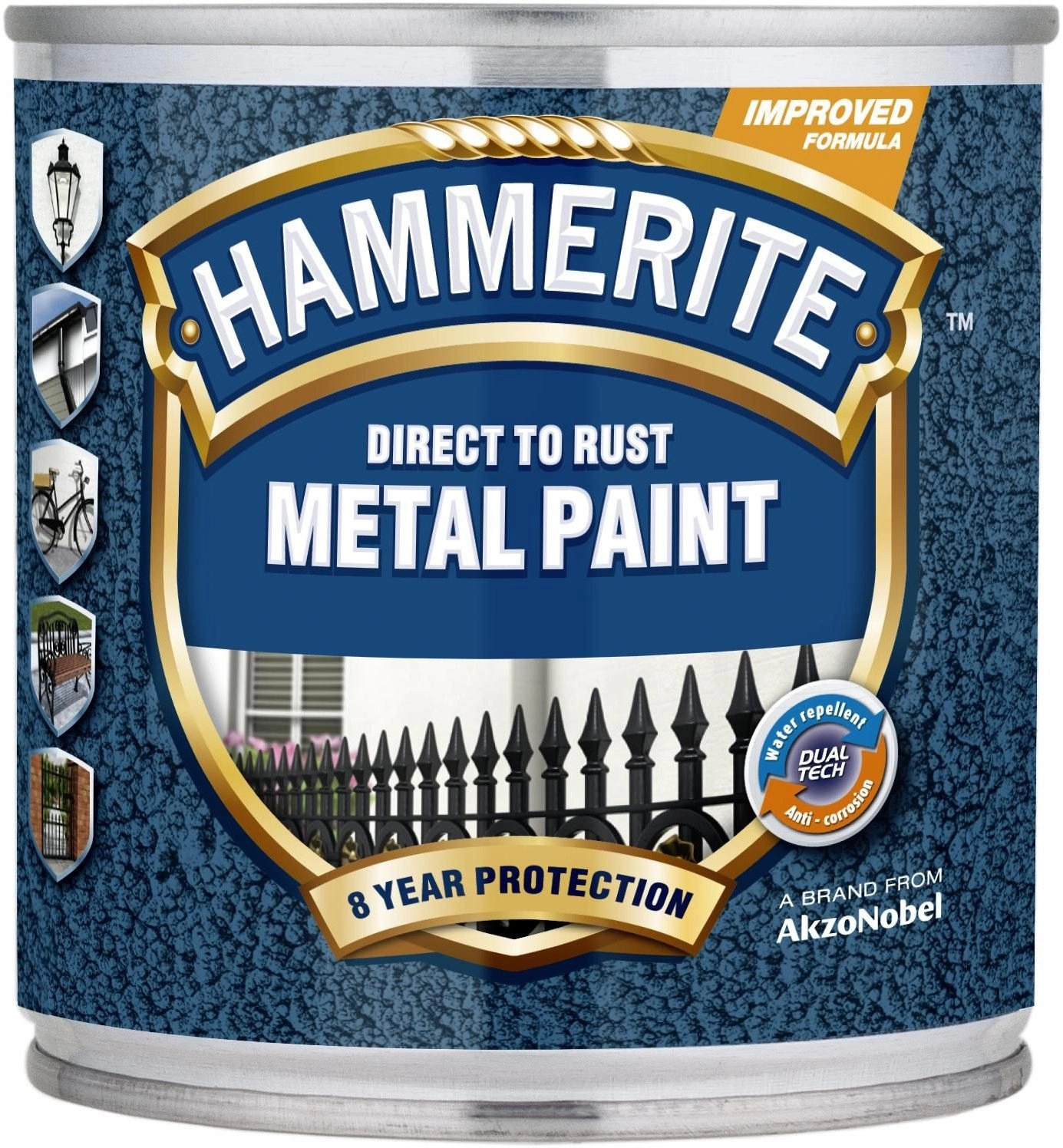 PAINT HAMMERITE SILVER SATIN 250ML 15088969