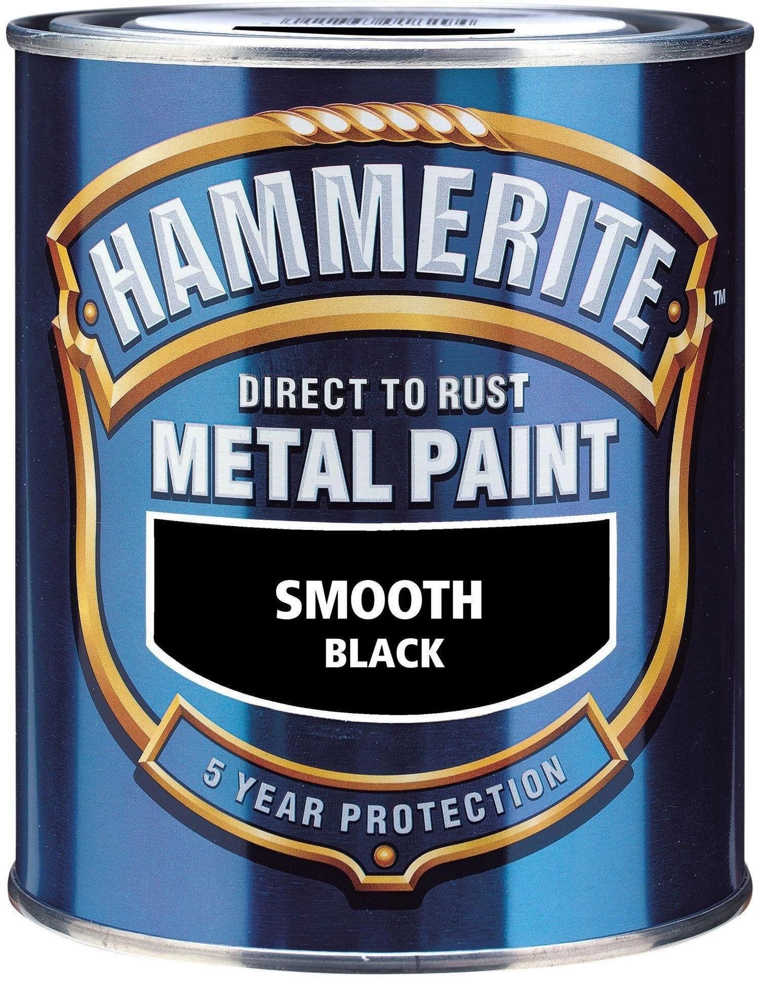 PAINT HAMMERITE BLACK SATIN750ML ( 15088998