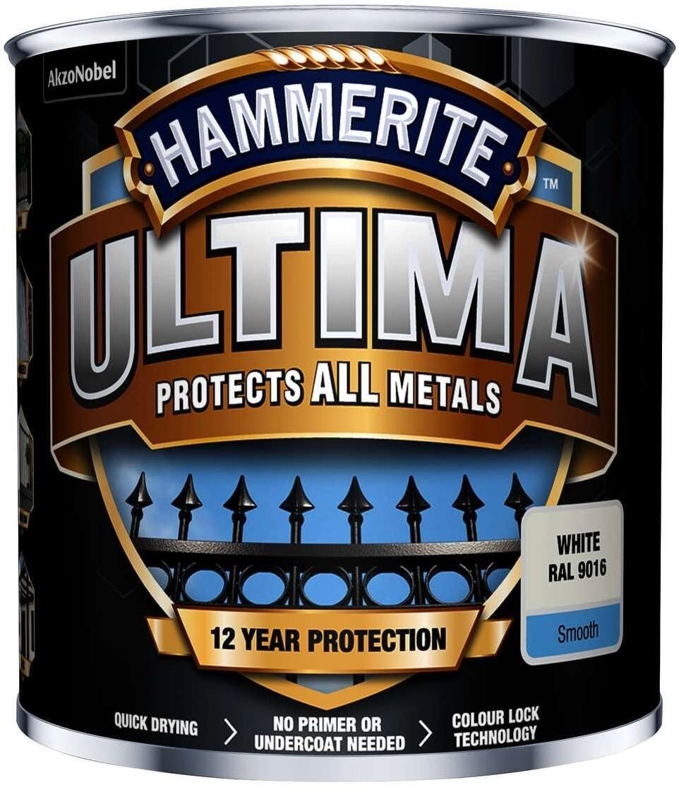 Hammerite Hammerite Ultima Metalmaling - Hvid